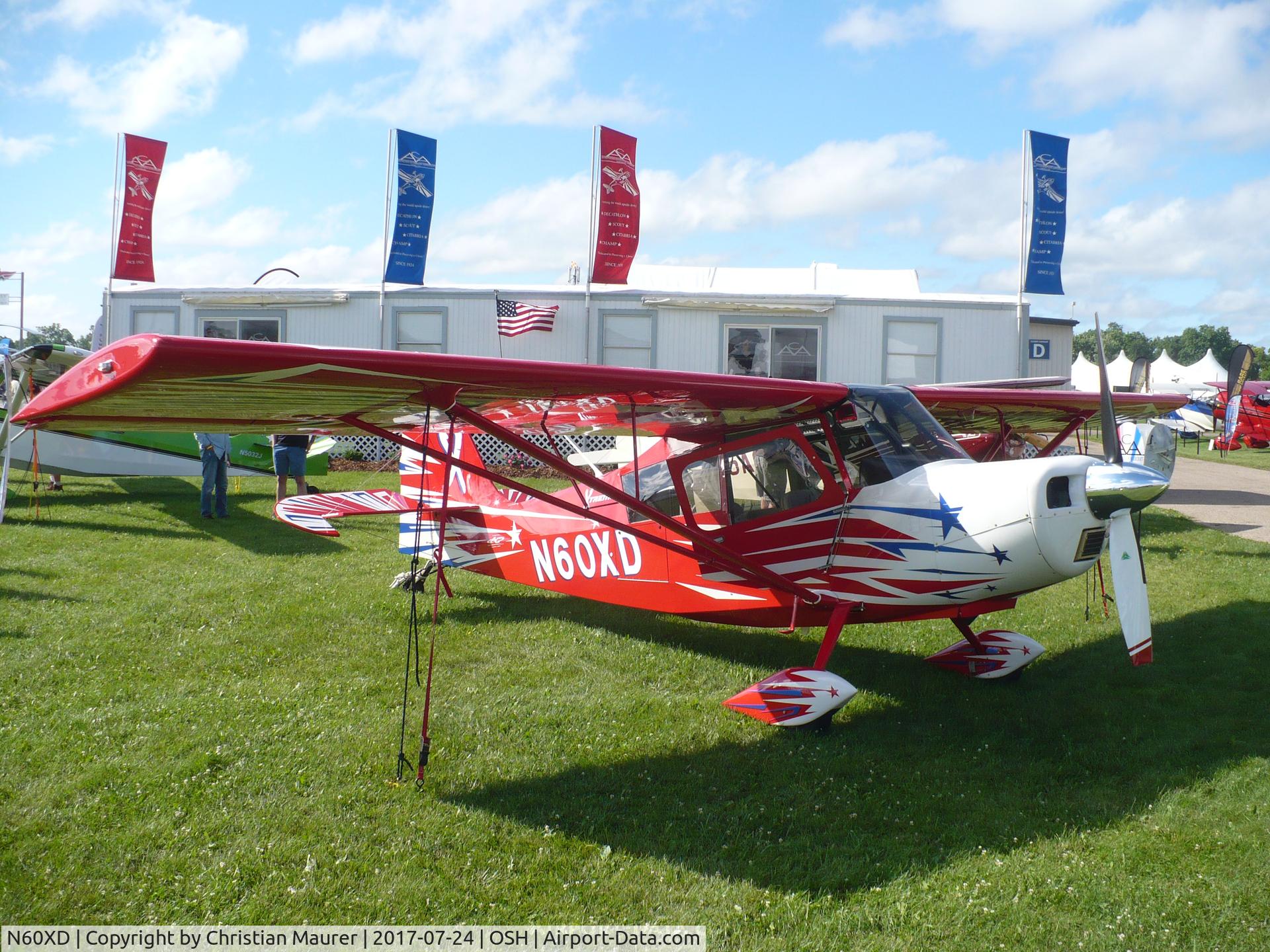 N60XD, 2015 American Champion 8KCAB Decathlon C/N 1160-2015, American Champion