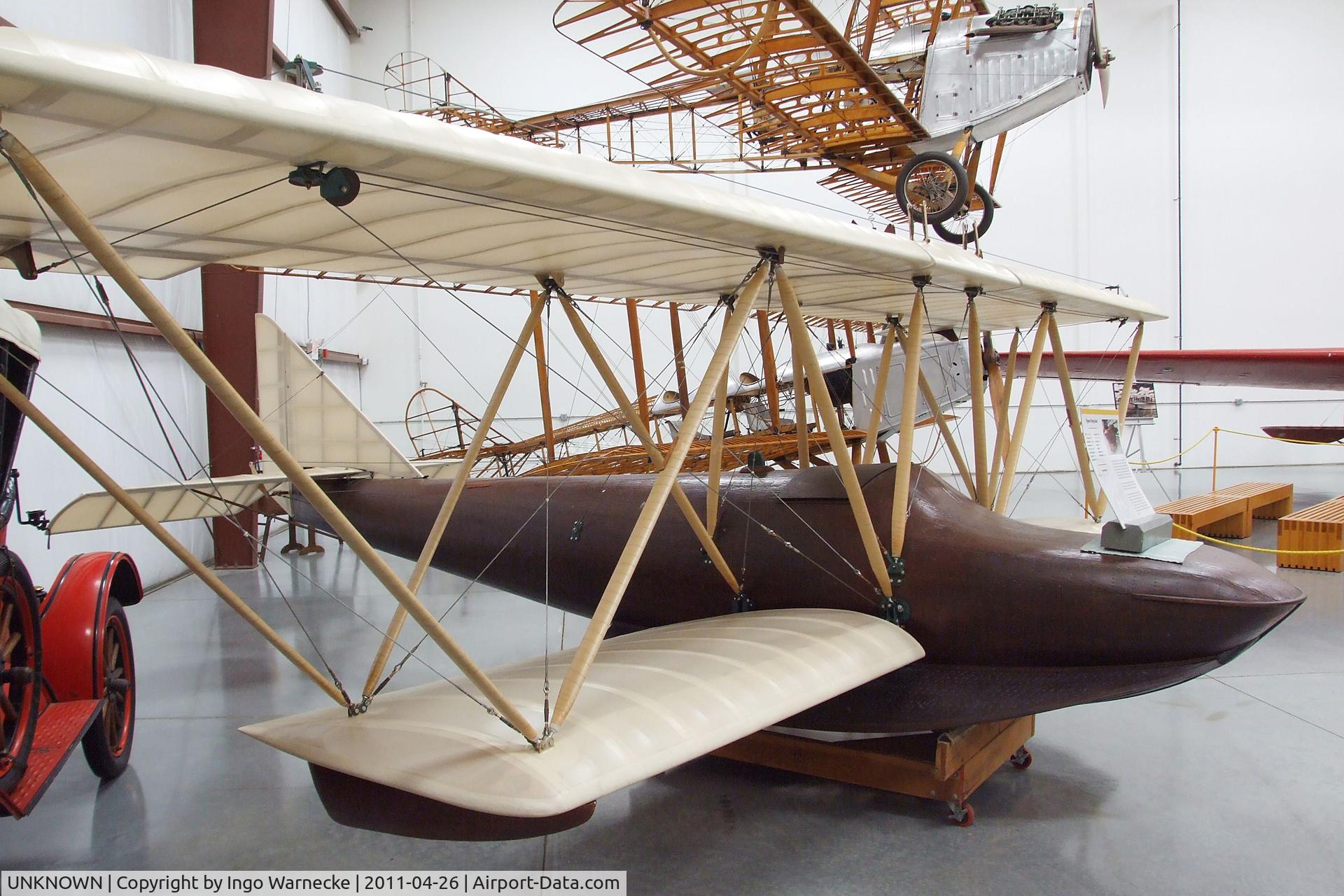 UNKNOWN, 1920 Thomas-Pigeon Flying Boat C/N unknown, Thomas-Pigeon Flying Boat at the Yanks Air Museum, Chino CA