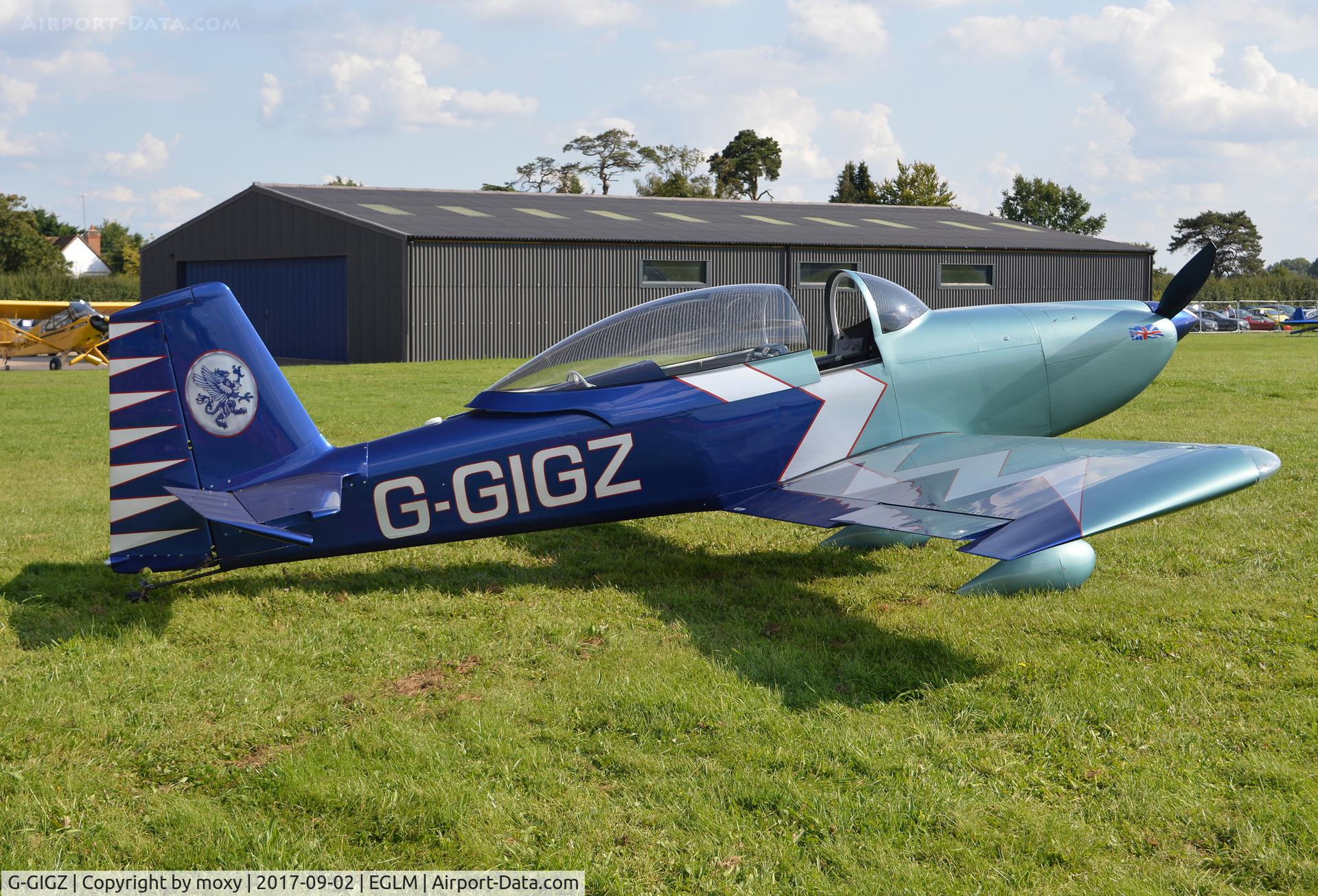 G-GIGZ, 2009 Vans RV-8 C/N PFA 303-14577, Vans RV-8 at White Waltham.