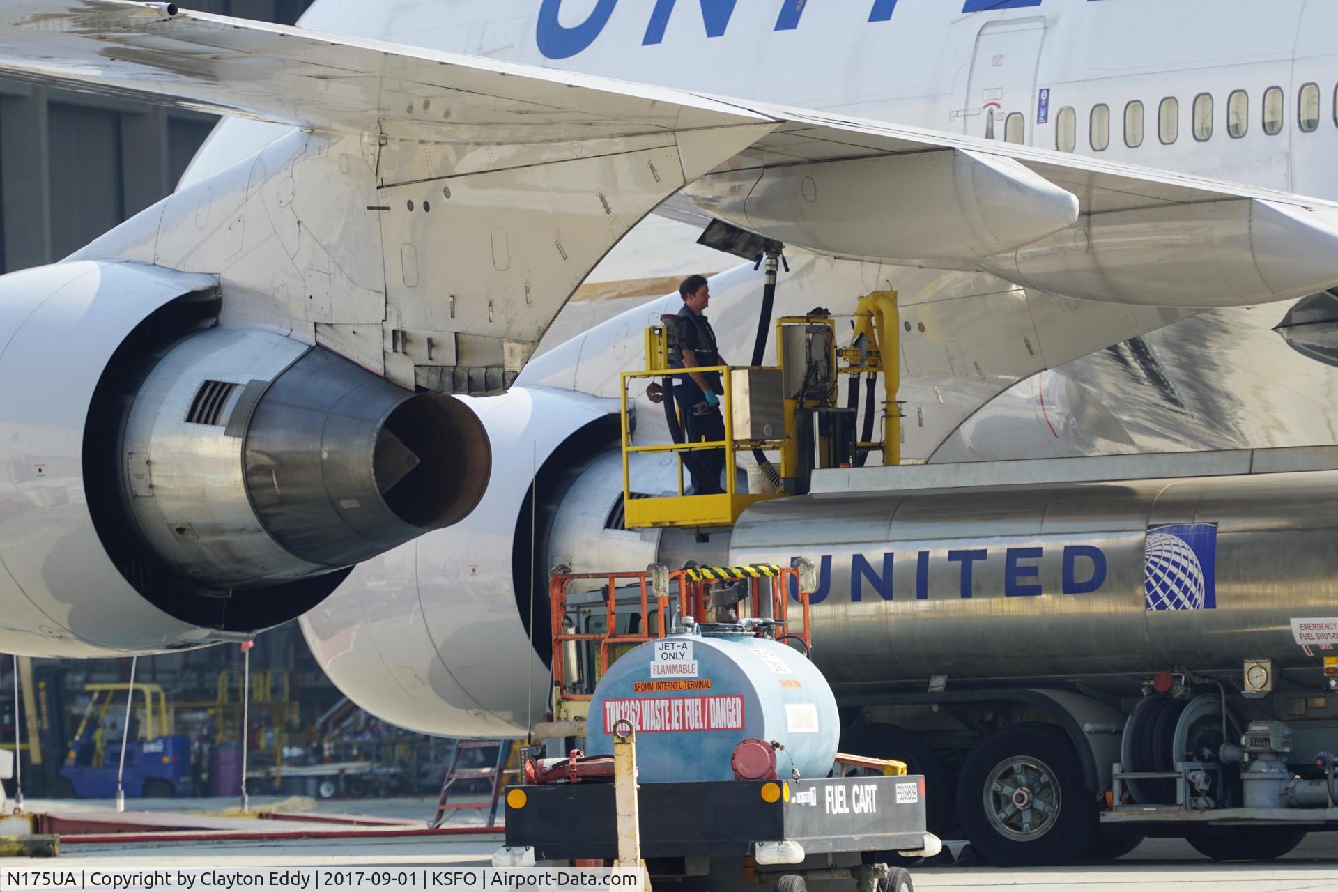 N175UA, 1990 Boeing 747-422 C/N 24382, SFO 2017
