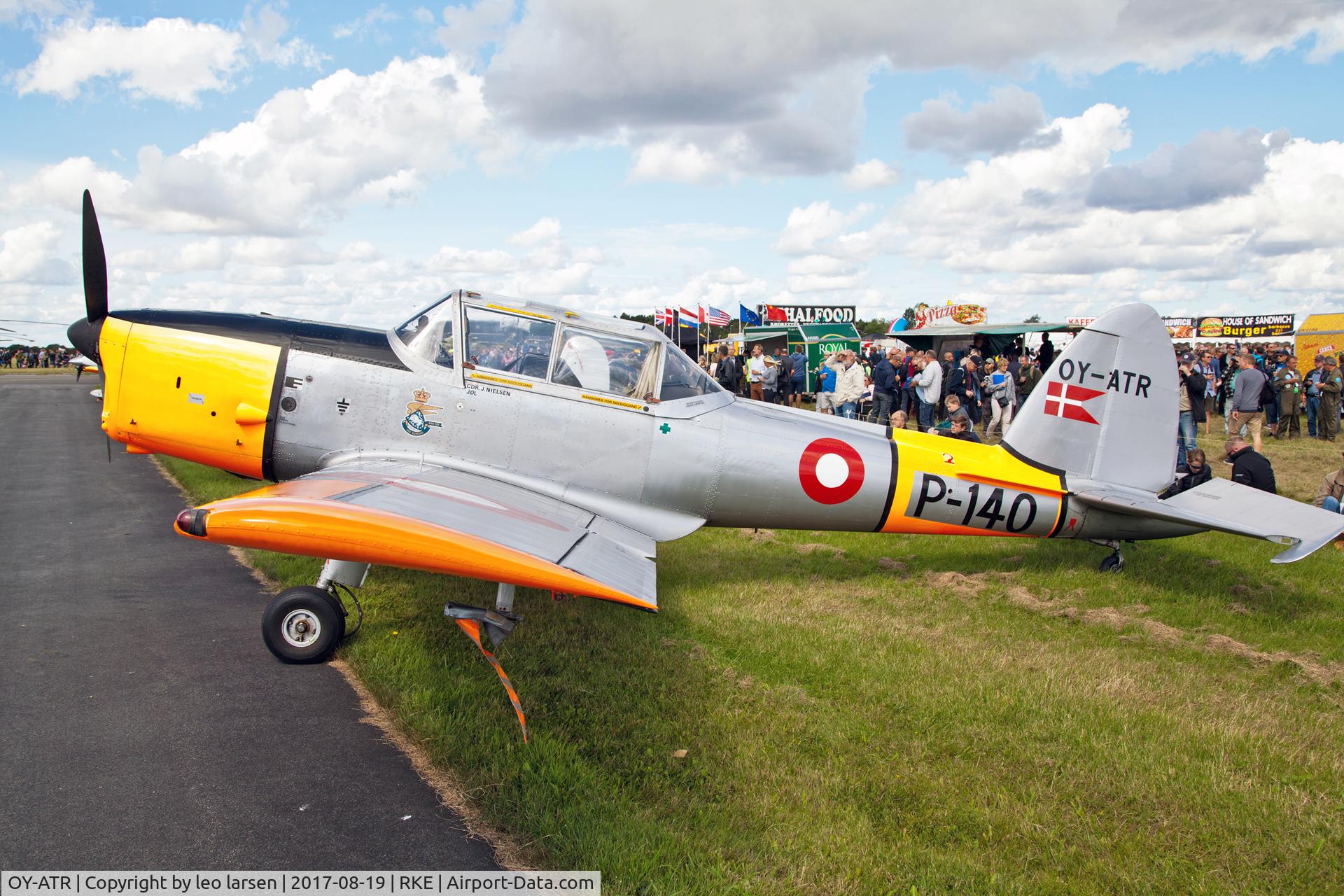 OY-ATR, 1953 De Havilland DHC-1 Chipmunk 22 C/N C1/0802, Roskilde air show 19.8.2017