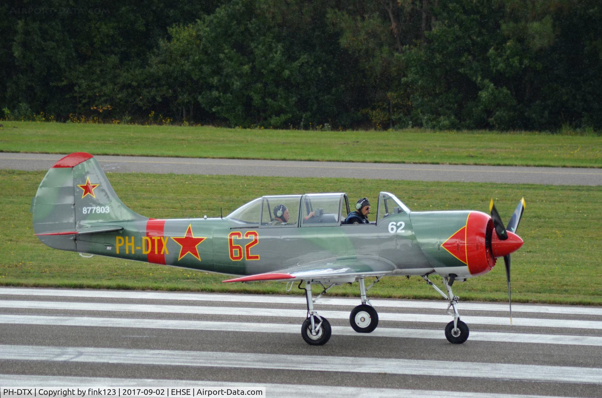 PH-DTX, 1987 Yakovlev Yak-52 C/N 877803, YAK52