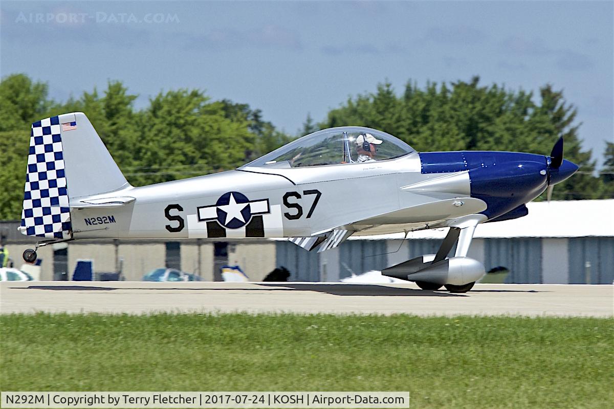 N292M, 2000 Vans RV-4 C/N WB001, At 2017 EAA AirVenture at Oshkosh