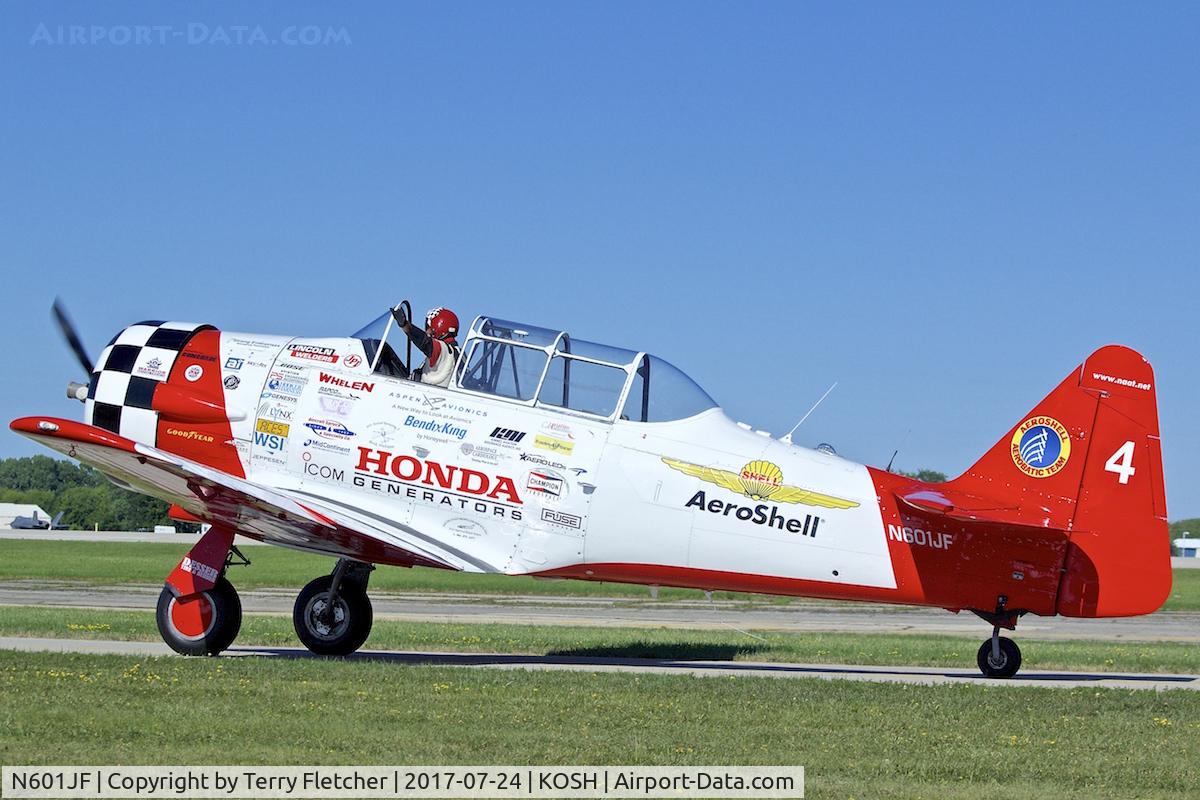 N601JF, 1943 North American AT-6C C/N 88-12151, At 2017 EAA AirVenture at Oshkosh