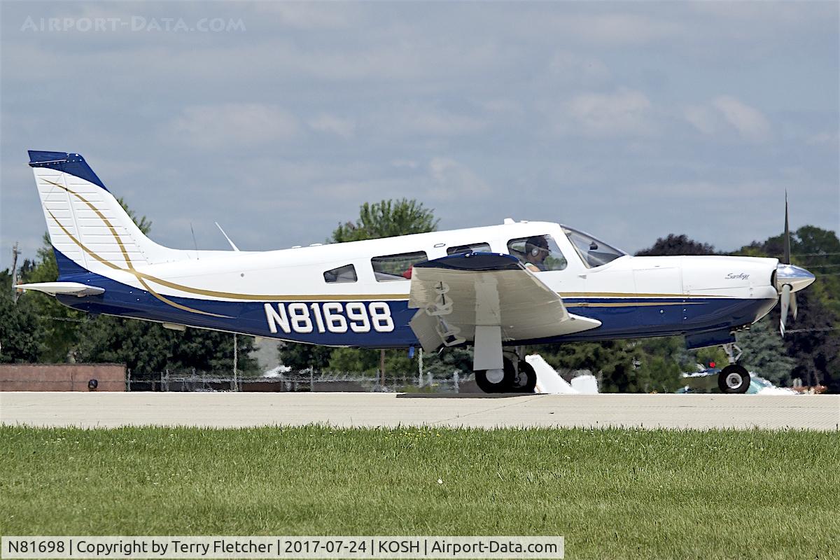 N81698, 1980 Piper PA-32R-301 Saratoga C/N 32R-8013069, At 2017 EAA AirVenture at Oshkosh