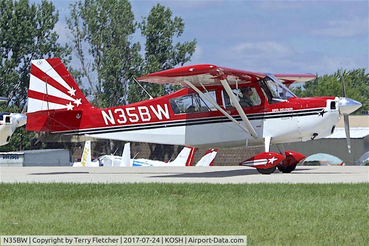 N35BW, 1992 American Champion 8KCAB Super Decathlon C/N 678-92, At 2017 EAA AirVenture at Oshkosh