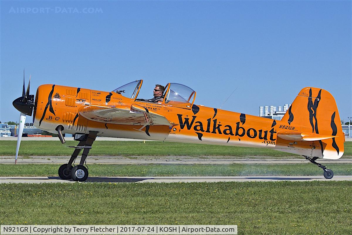 N921GR, 1993 Yakovlev Yak-55M C/N 930809, At 2017 EAA AirVenture at Oshkosh