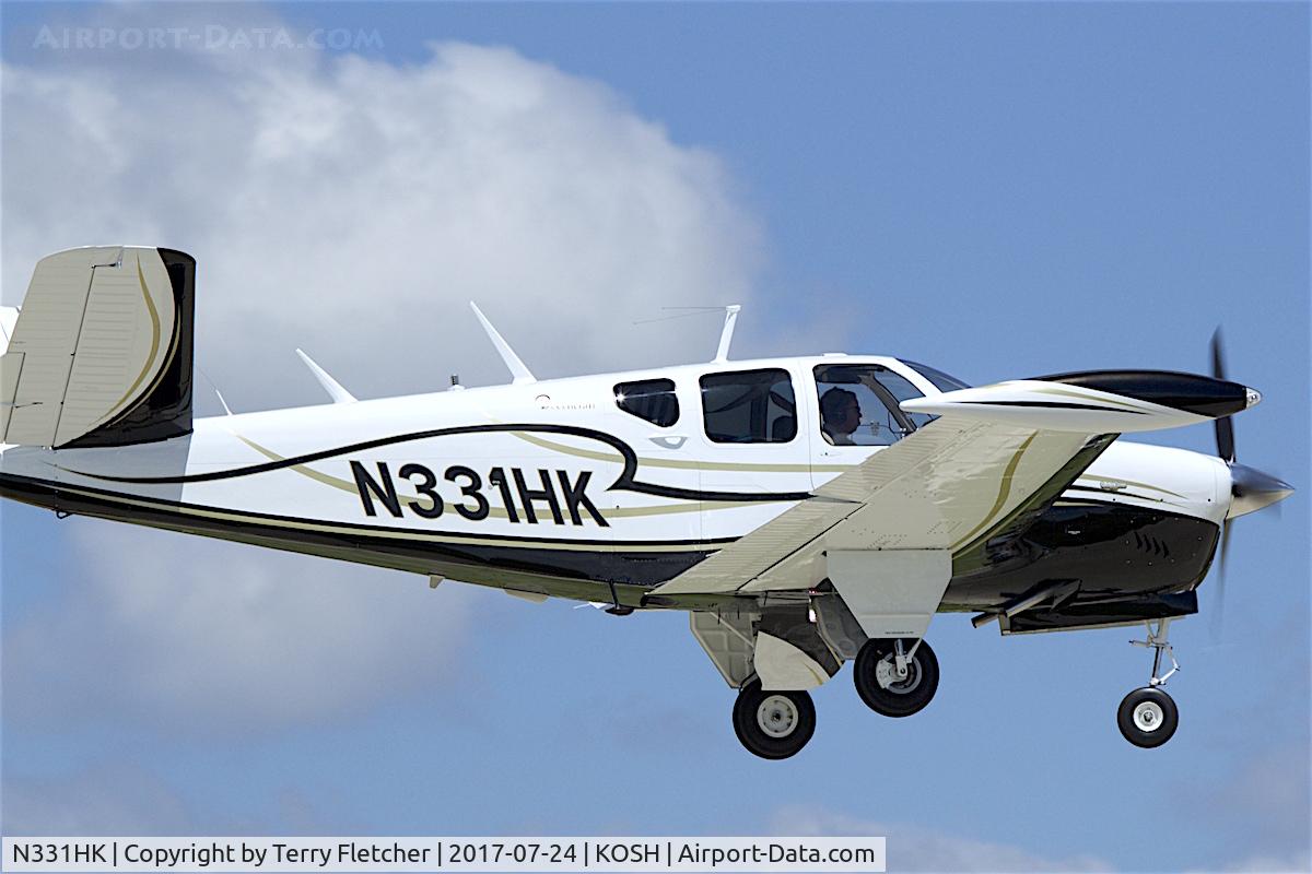 N331HK, 1960 Beech M35 Bonanza C/N D-6313, At 2017 EAA AirVenture at Oshkosh