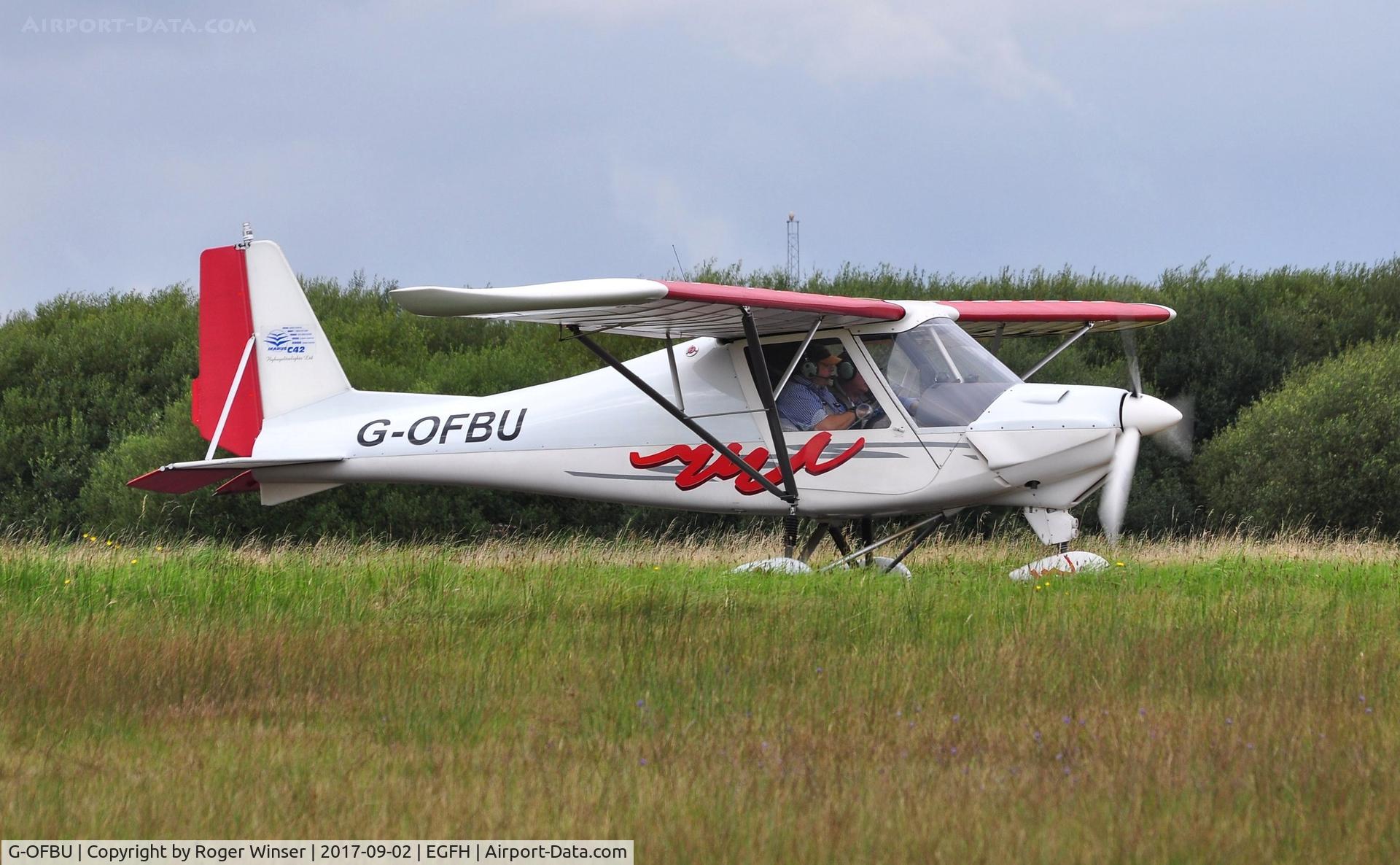 G-OFBU, 2001 Comco Ikarus C42 FB UK C/N PFA 322-13653, Visiting C42.