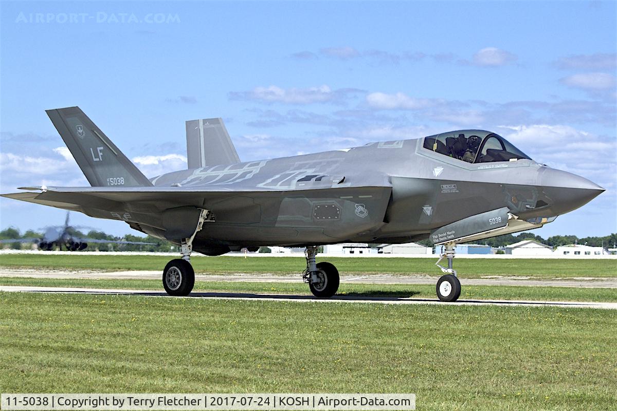 11-5038, 2011 Lockheed Martin F-35A Lightning II C/N AF-49, At 2017 EAA AirVenture at Oshkosh