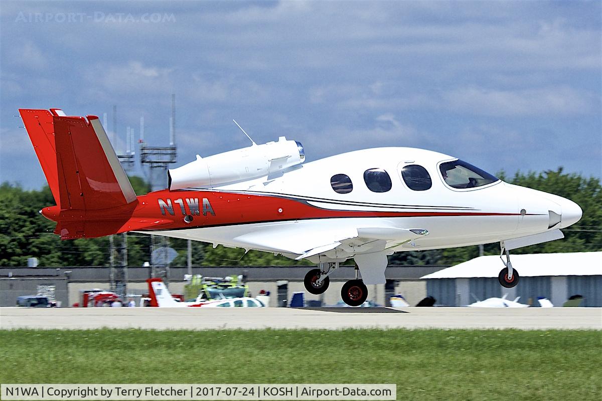 N1WA, 2015 Cirrus SF50 Vision C/N 0006, At 2017 EAA AirVenture at Oshkosh