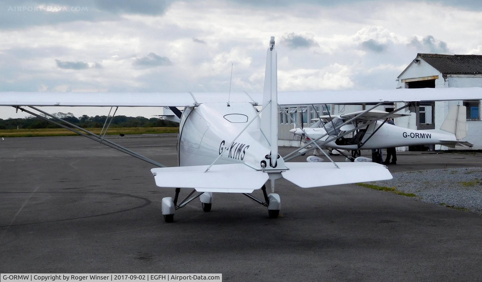 G-ORMW, 2005 Comco Ikarus C42 FB100 C/N 0501-6653, Resident C42 seen with the other aircraft operated by Gower Flight Centre (G-KIMS and G-ZASH).