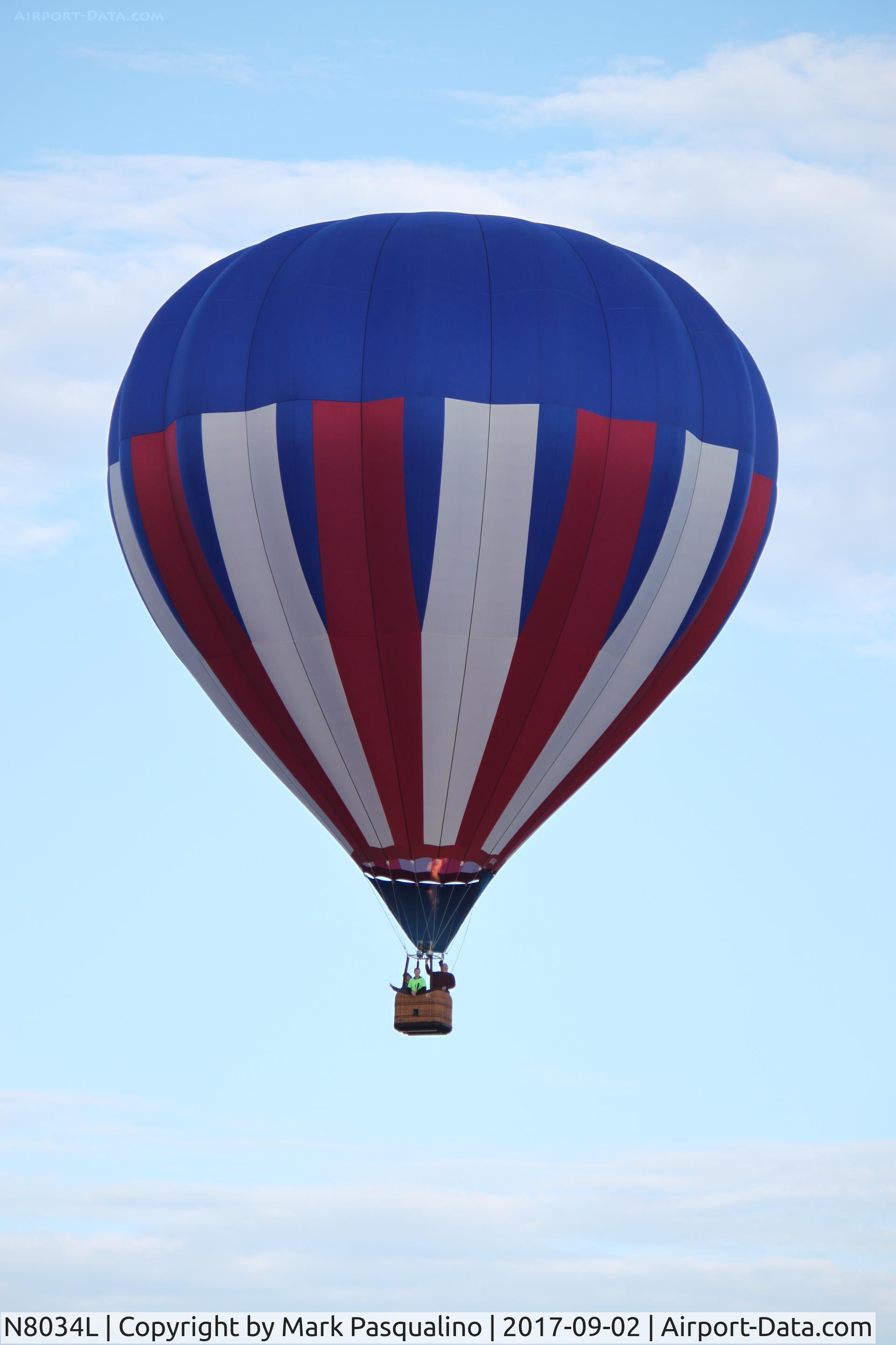 N8034L, 2001 Cameron Balloons Us C-100 C/N 6294, Cameron Balloons C-100
