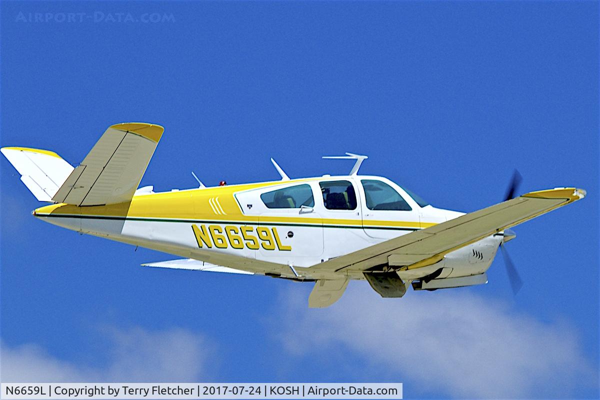 N6659L, 1979 Beech V35B Bonanza C/N D-10279, At 2017 EAA AirVenture at Oshkosh