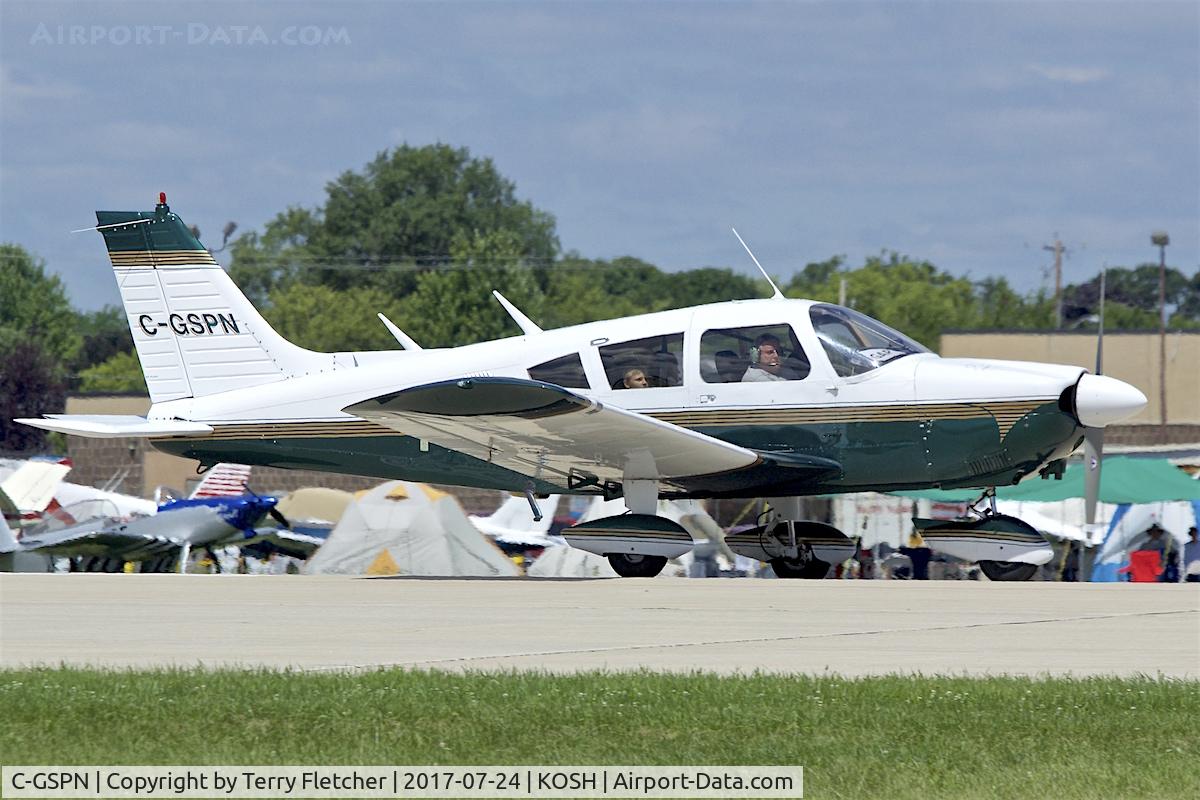 C-GSPN, 1973 Piper PA-28-180 Cherokee C/N 28-7305044, At 2017 EAA AirVenture at Oshkosh