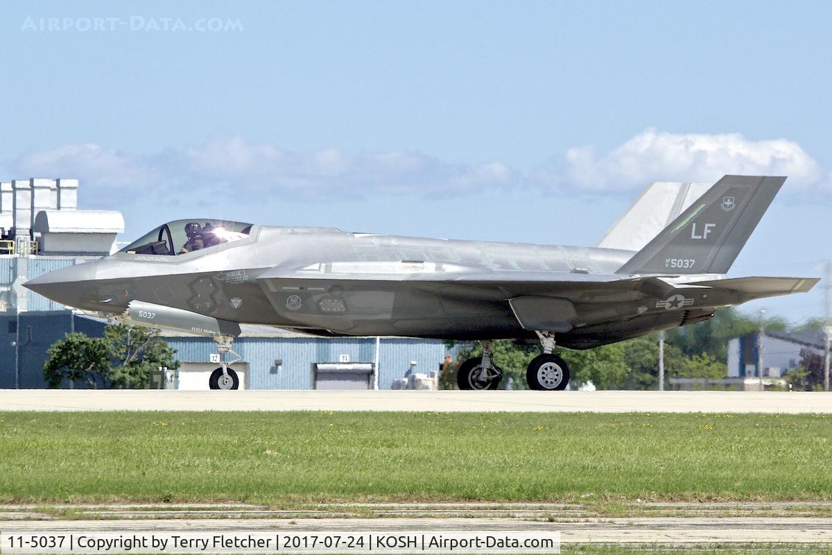 11-5037, 2011 Lockheed Martin F-35A Lightning II C/N AF-48, At 2017 EAA AirVenture at Oshkosh