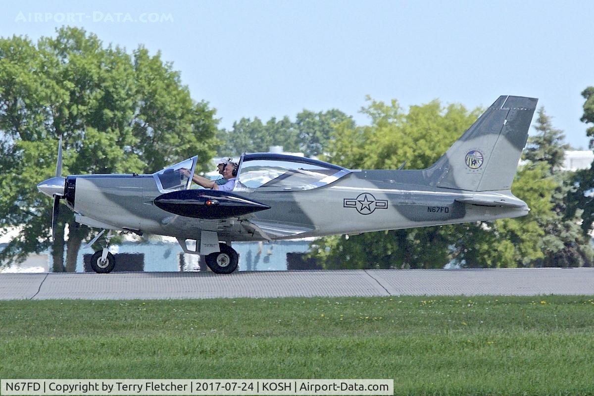 N67FD, 1984 SIAI-Marchetti F-260C C/N 728, At 2017 EAA AirVenture at Oshkosh