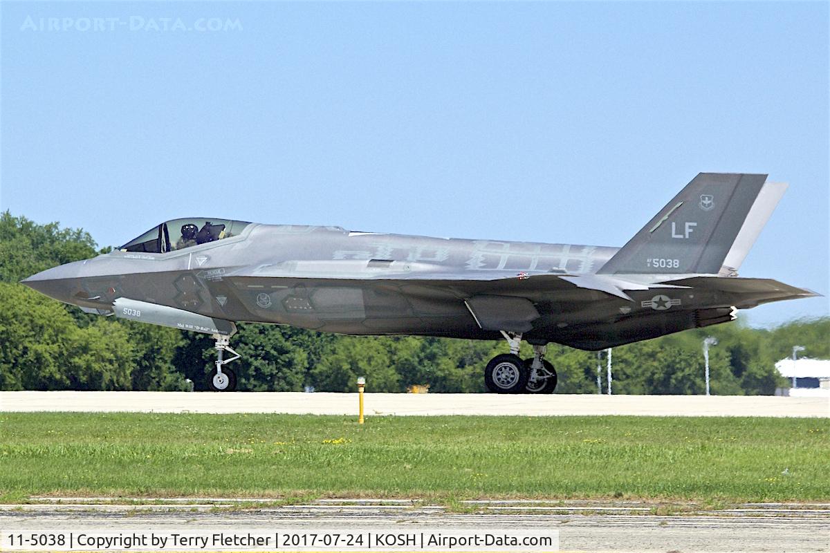 11-5038, 2011 Lockheed Martin F-35A Lightning II C/N AF-49, At 2017 EAA AirVenture at Oshkosh