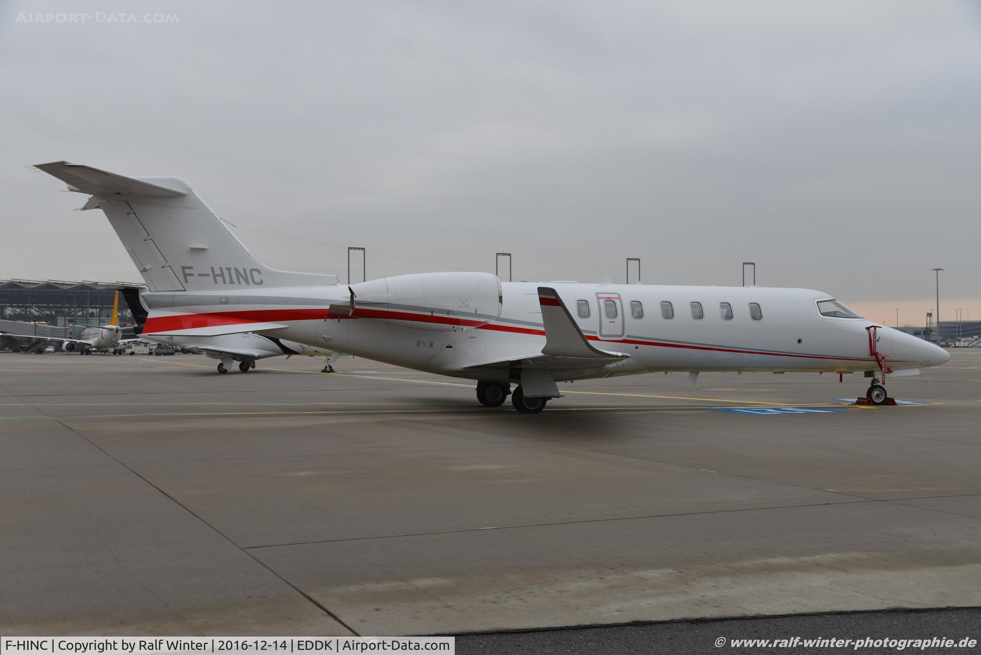 F-HINC, 2014 Learjet 75 C/N 45-488, Learjet 75 - Agroair 35 Saint-Malo - 45-488 - F-HINC - 14.12.2016 - CGN