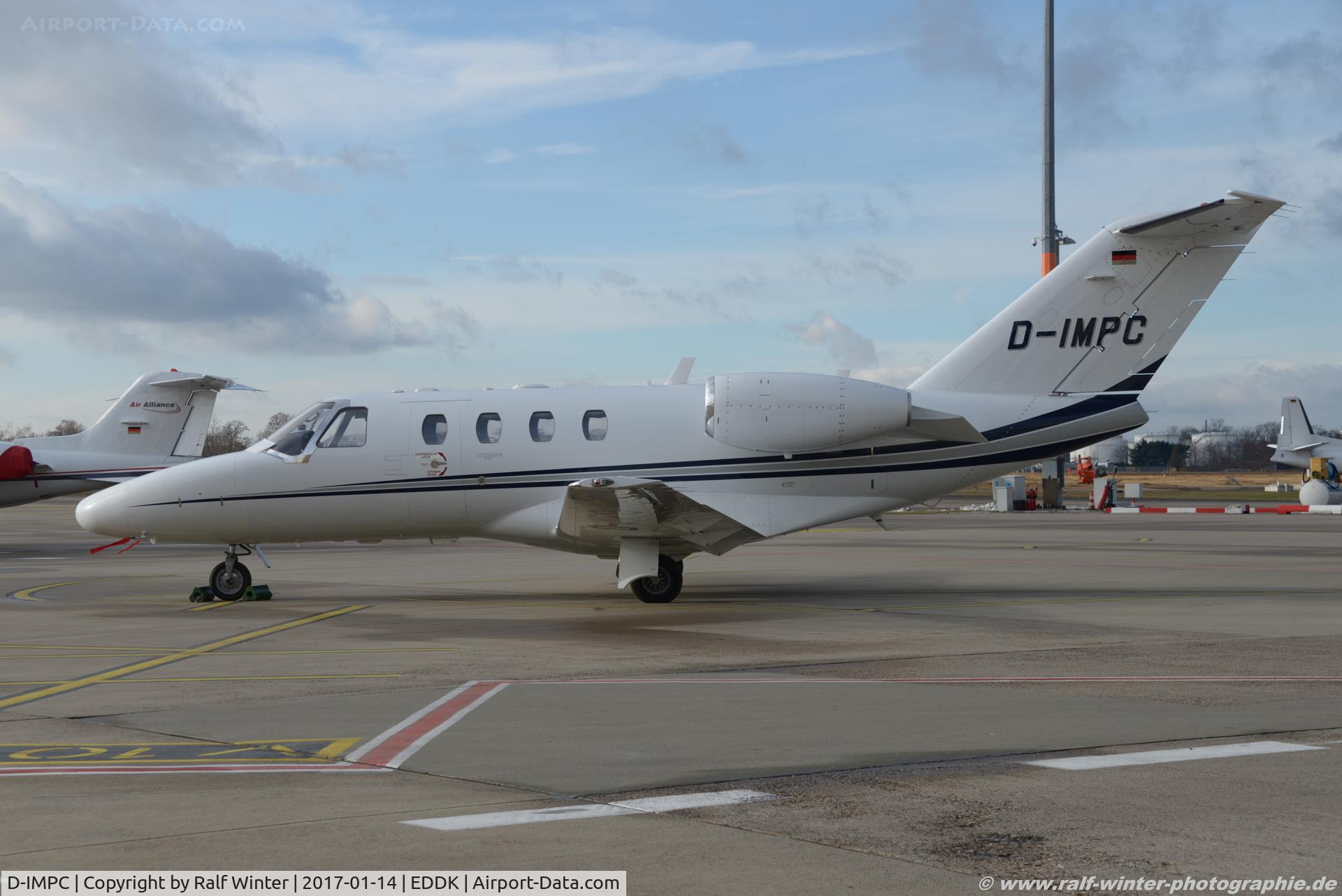 D-IMPC, 1996 Cessna 525 CitationJet CJ1 C/N 525-0126, Cessna 525 CitationJet CJ1+ - Private - 525-0639 - D-IMPC - 14.01.2017 - CGN