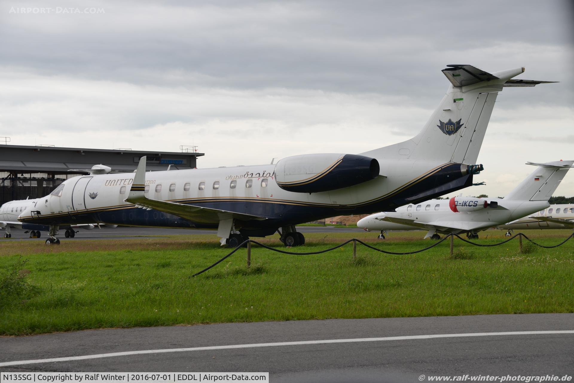 N135SG, 2003 Embraer EMB-135BJ Legacy C/N 145706, Embraer EMB-135BJ Legacy - UVN United Aviation - 145706 - N135SG - 01.07.2016 - DUS