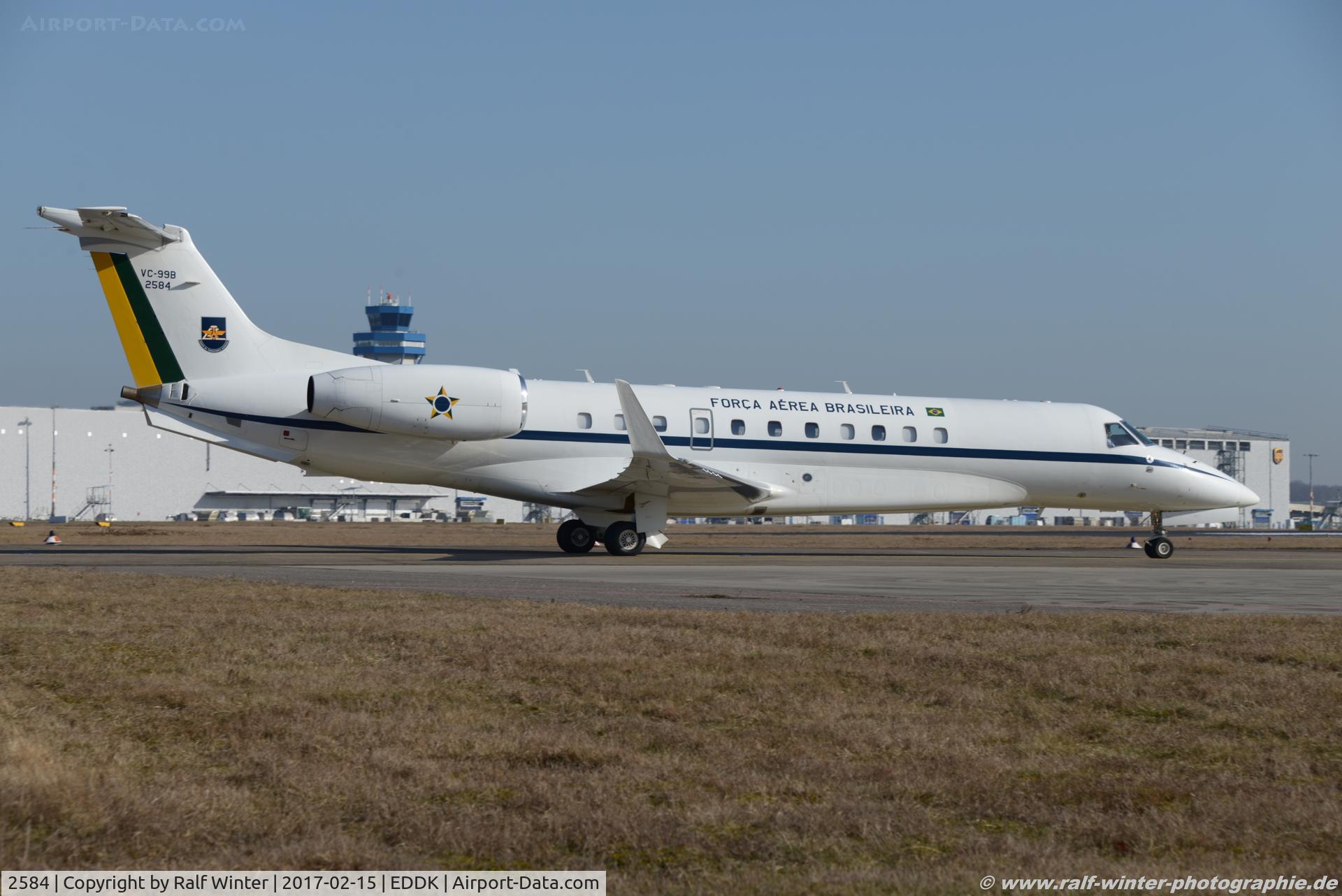 2584, 2008 Embraer VC-99B (EMB-135BJ) C/N 14500997, Embraer EMB-135BJ Legacy 600 - BRS FAB Forca Aerea Brasileira - 14500997 - 2584 - 15.02.2017 - CGN