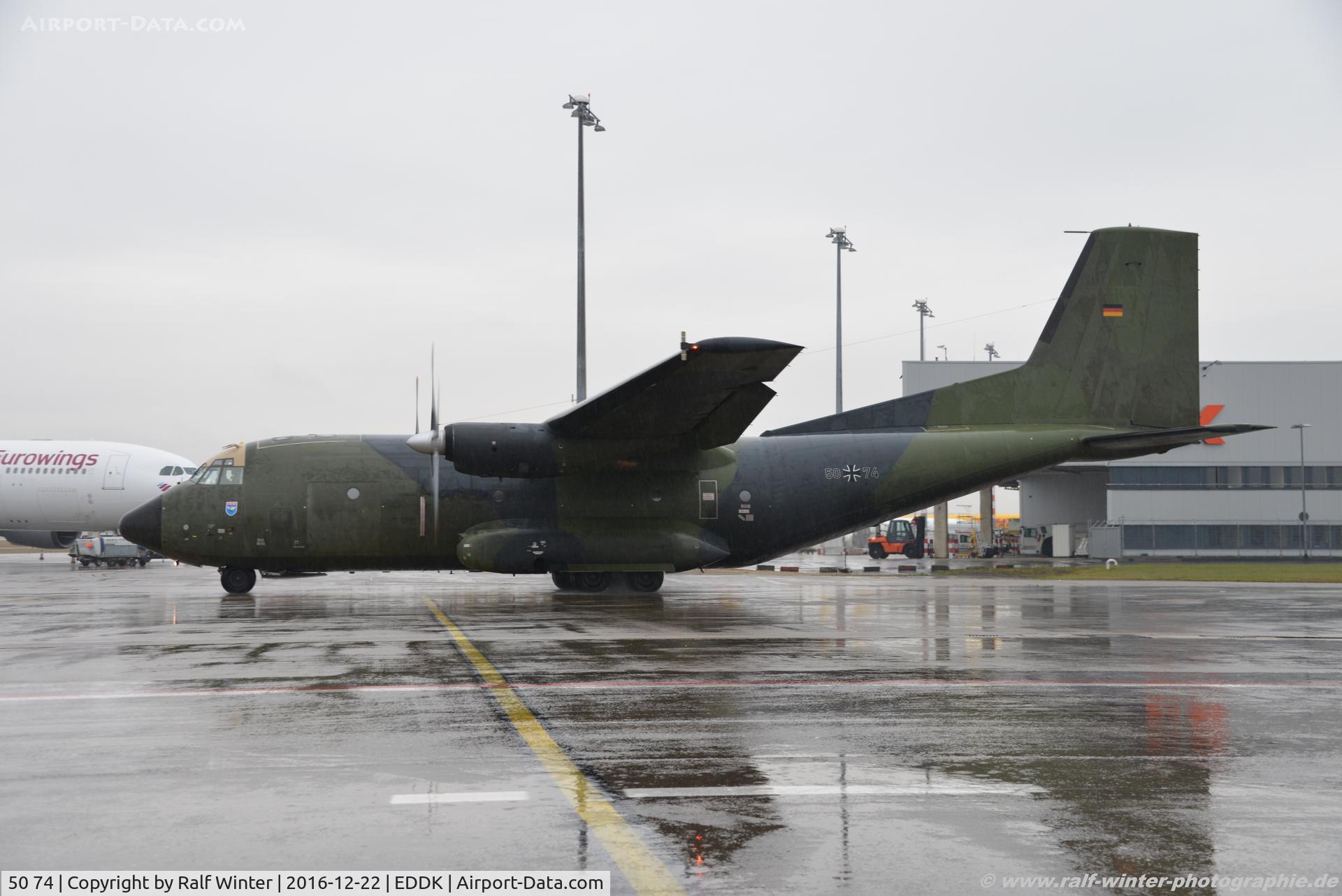 50 74, Transall C-160D C/N D111, Transall C-160D - GAF German Air Force - D111 - 50+74 - 22.12.2016 - CGN