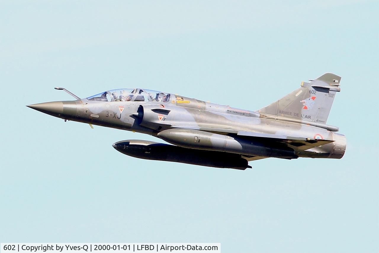 602, Dassault Mirage 2000D C/N 393, Dassault Mirage 2000D, Take off rwy 23, Bordeaux-Mérignac (LFBD-BOD) Open day 2017
