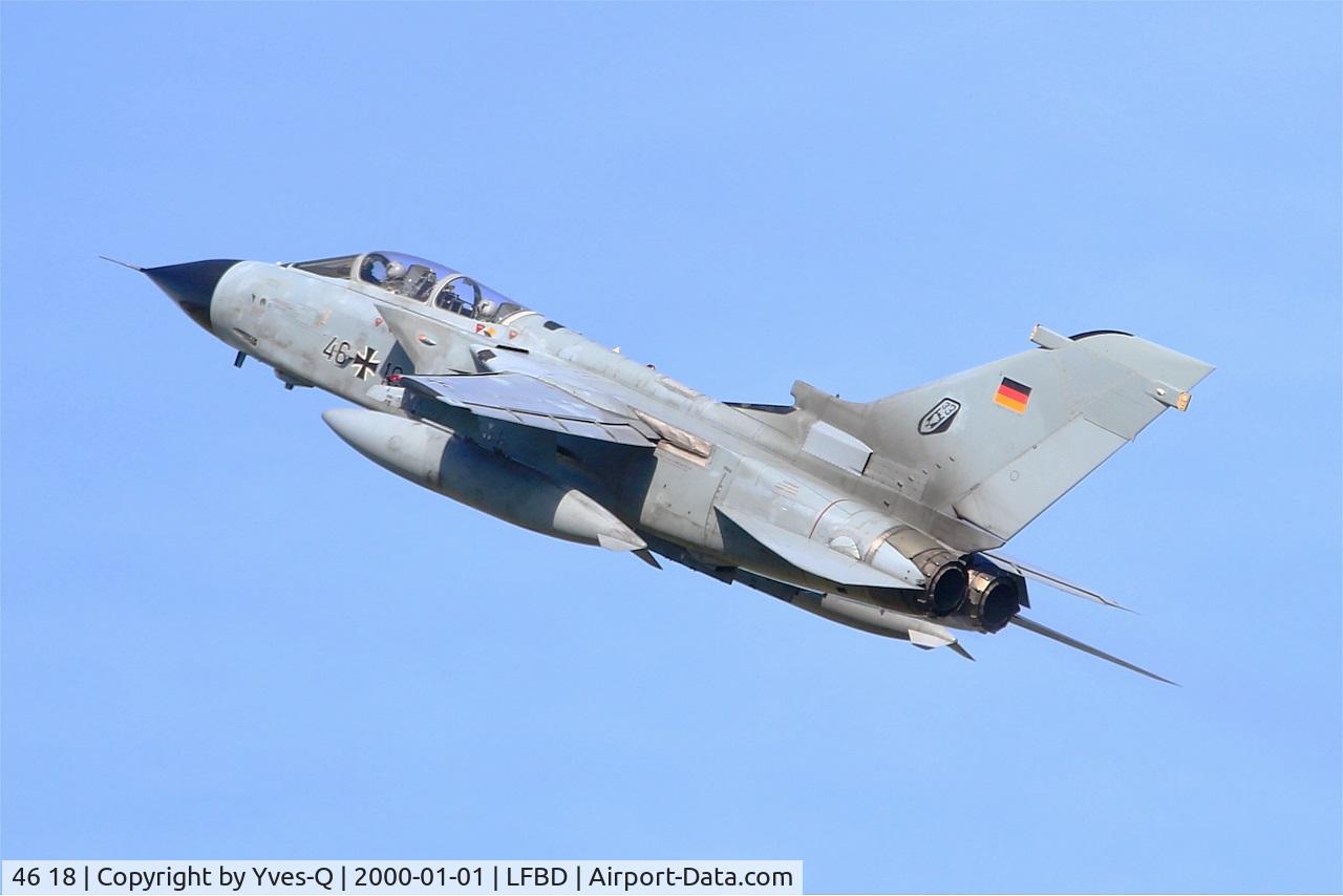 46 18, Panavia Tornado IDS C/N 789/GS251/4318, German Air Force Panavia Tornado IDS, Take off rwy 23, Bordeaux-Mérignac (LFBD-BOD) Open day 2017