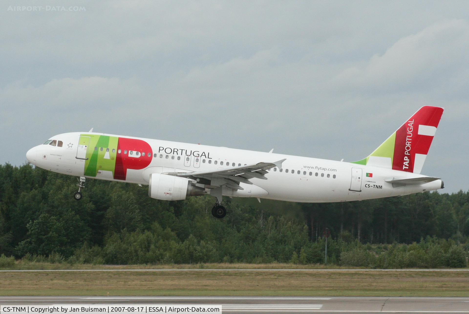 CS-TNM, 2002 Airbus A320-214 C/N 1799, TAP Portugal