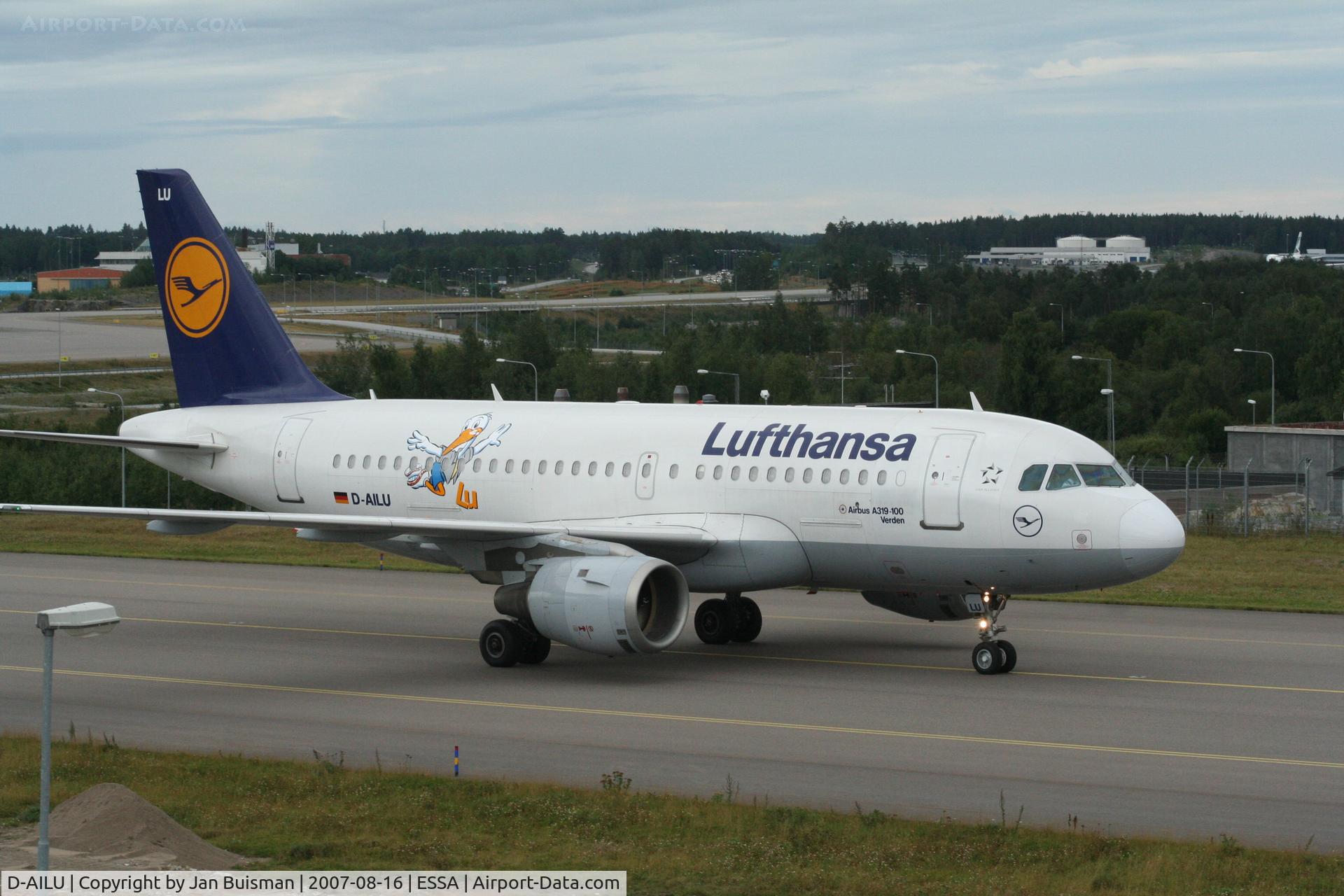 D-AILU, 1997 Airbus A319-114 C/N 744, Lufthansa
