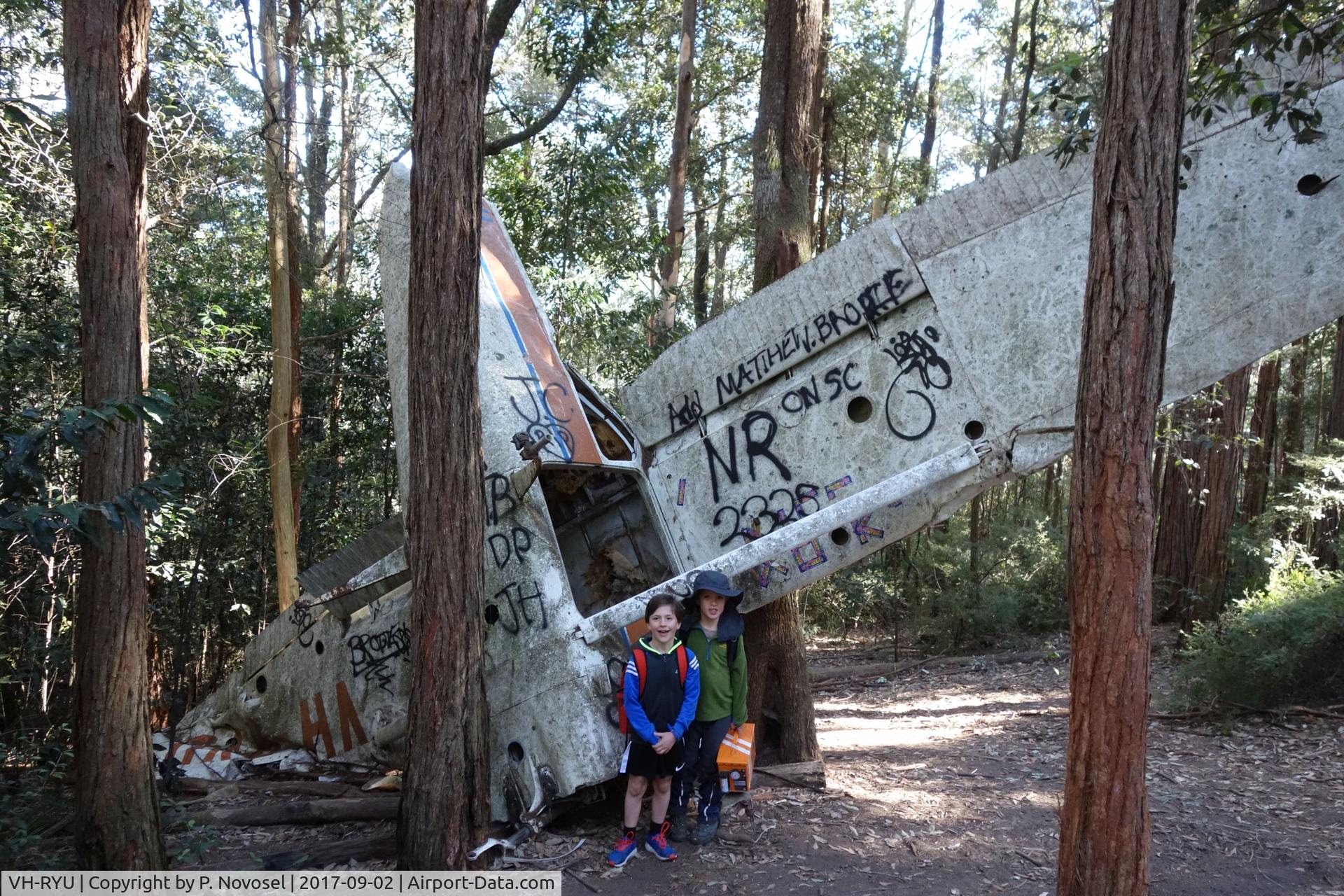 VH-RYU, 1962 Cessna 172D C/N 17249937, Standing in front of VH-RYU with the flight recorder lol