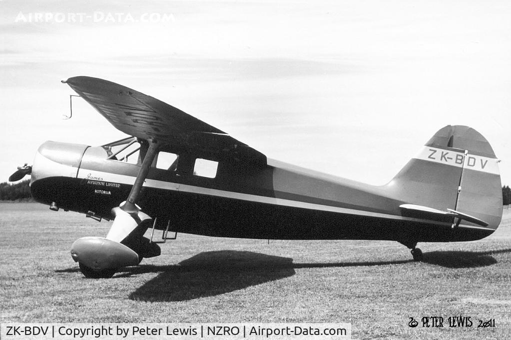 ZK-BDV, Stinson SR-10C Reliant C/N 5902, James Aviation Ltd., Hamilton - 1950s