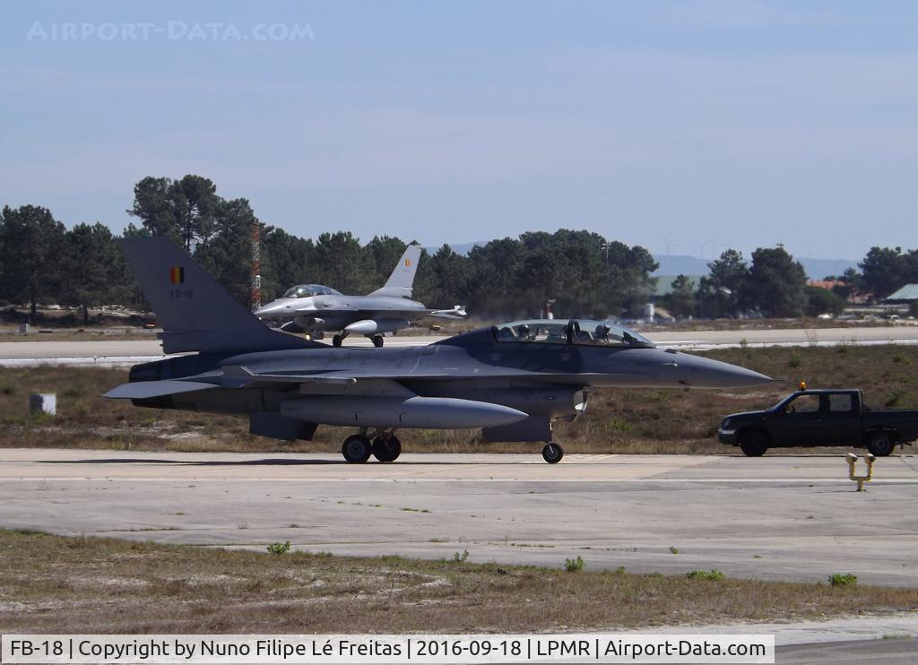 FB-18, General Dynamics F-16BM Fighting Falcon C/N 6J-18, During the LPMR open day.