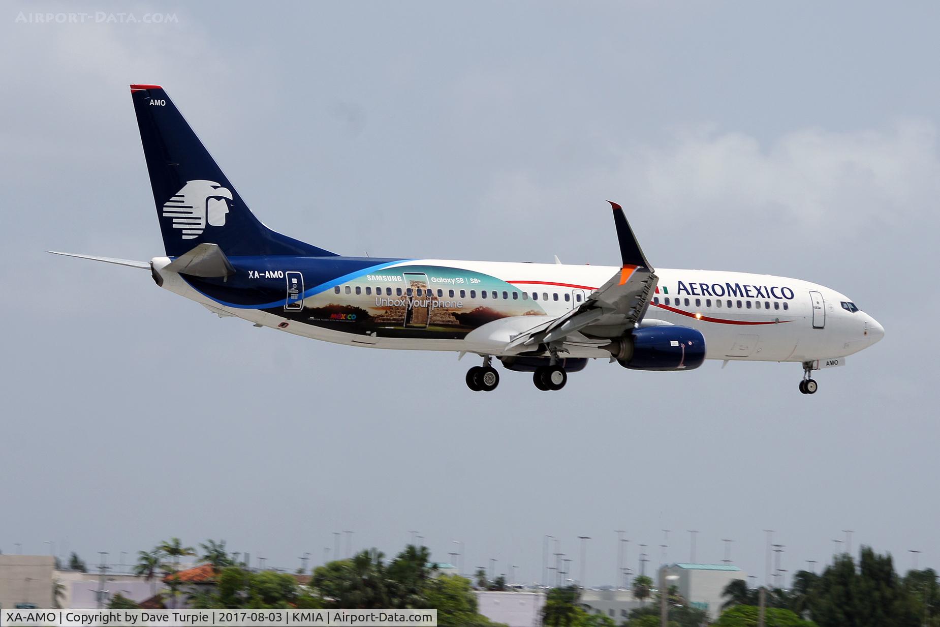 XA-AMO, 2015 Boeing 737-852 C/N 43665, Samsung advertisement.