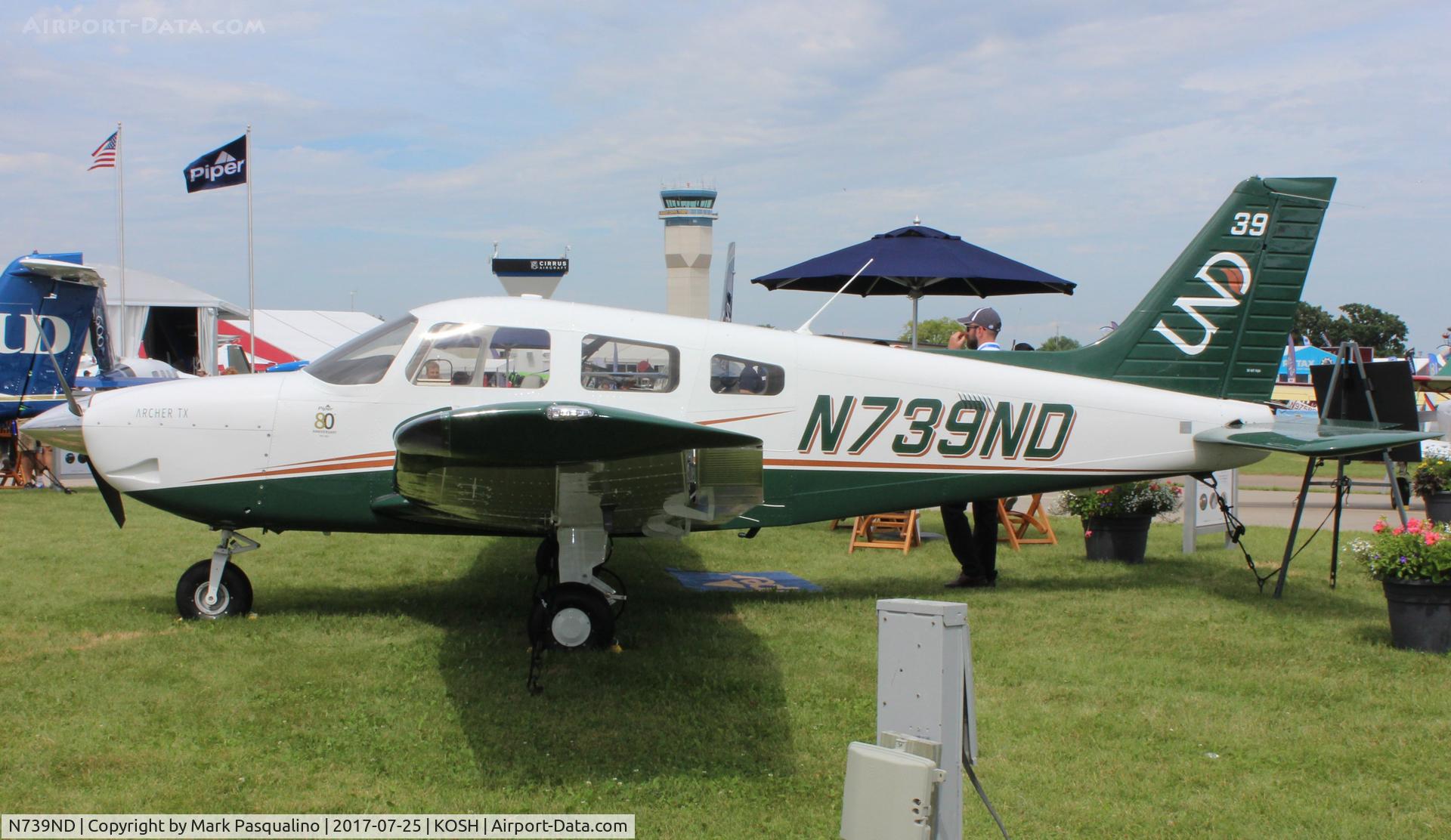 N739ND, 2017 Piper PA-28-181 Archer C/N 2843888, Piper PA-28-181