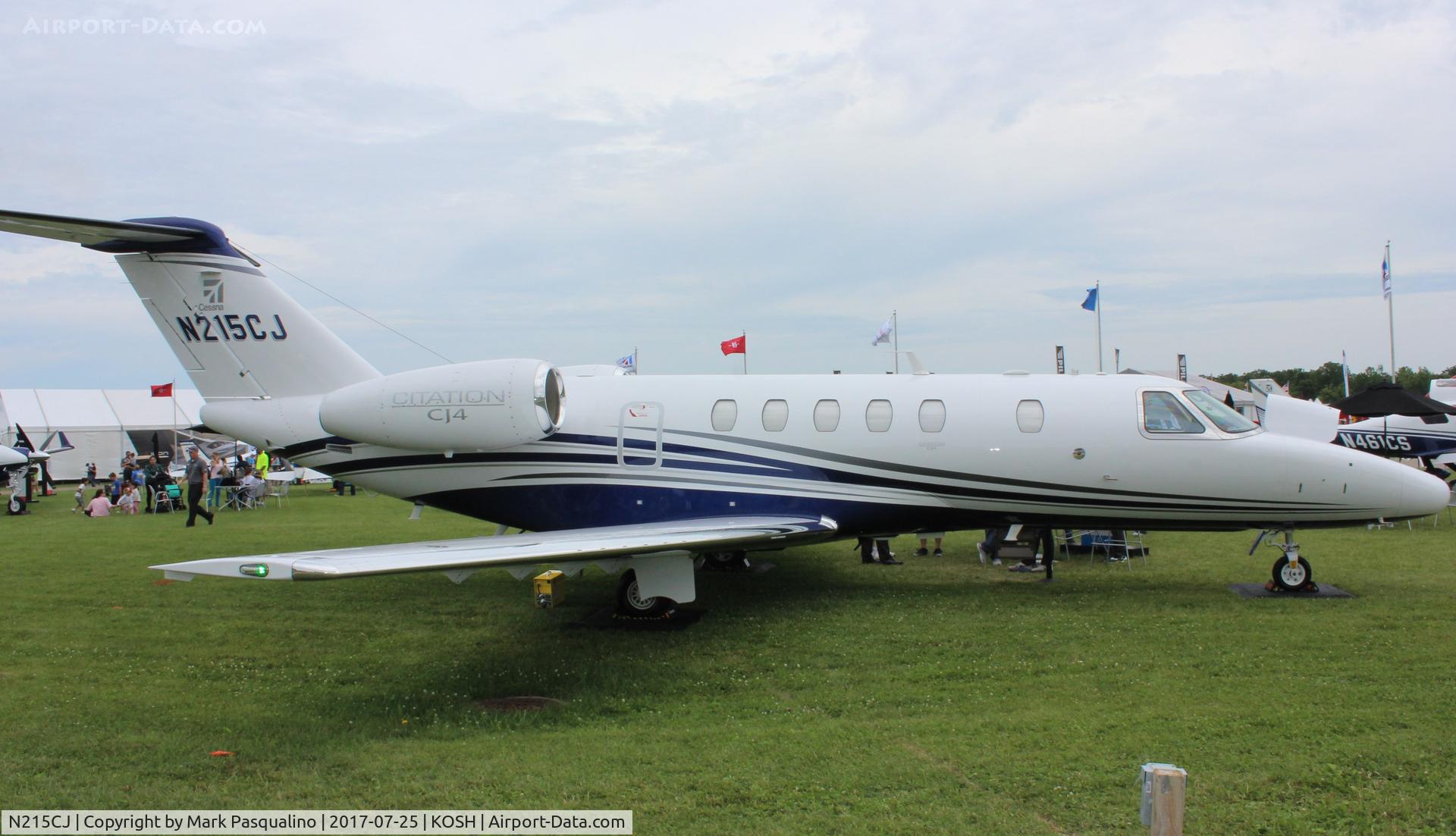 N215CJ, 2016 Cessna 525C CitationJet CJ4 C/N 525C-0215, Cessna 525C