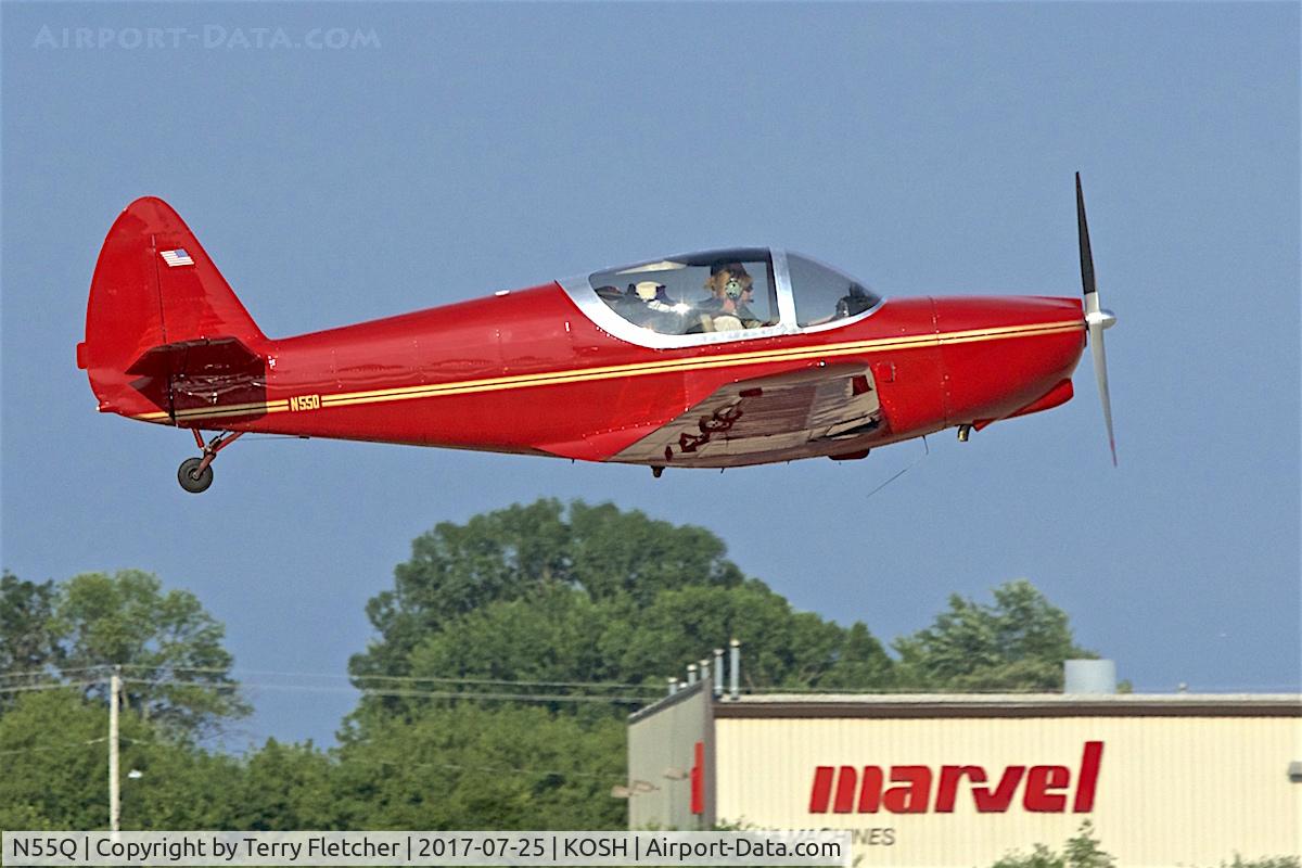N55Q, 1946 Globe GC-1B Swift C/N 1024, at 2017 AirVenture at Oshkosh