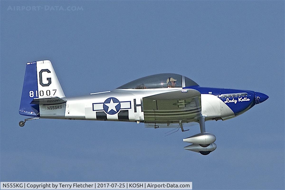 N555KG, 2012 Van's RV- 8 C/N 81007, at 2017 AirVenture at Oshkosh