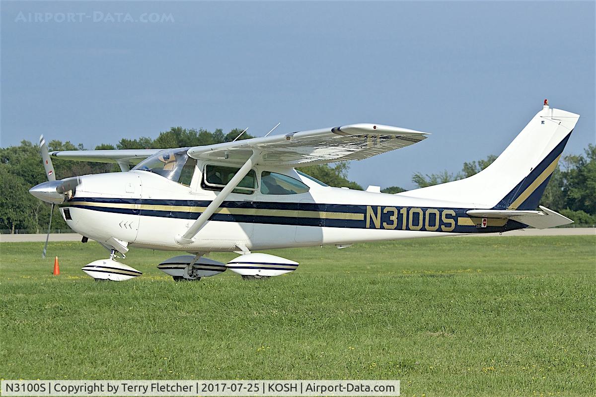 N3100S, 1964 Cessna 182G Skylane C/N 18255600, at 2017 AirVenture at Oshkosh