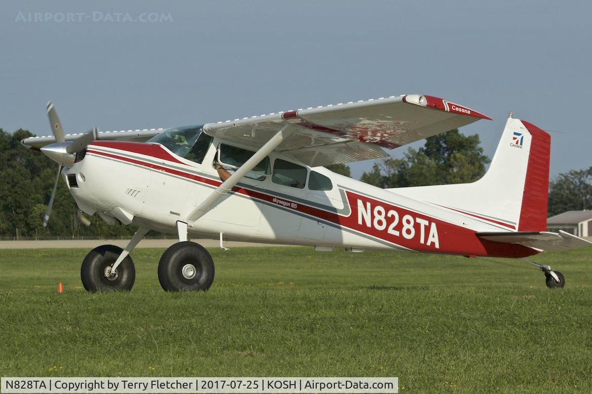 N828TA, 1973 Cessna A185F Skywagon 185 C/N 18502245, at 2017 AirVenture at Oshkosh