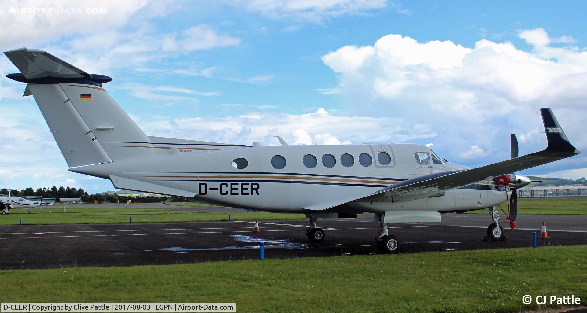 D-CEER, 2016 Beechcraft B200GT King Air C/N BY-272, Visiting Dundee