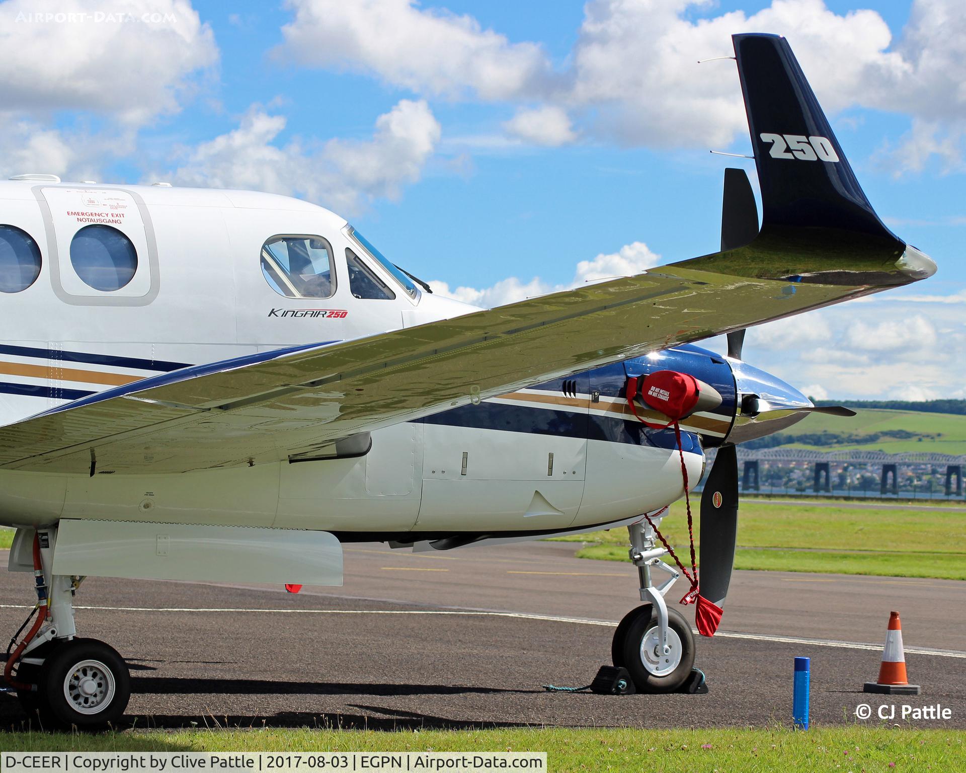 D-CEER, 2016 Beechcraft B200GT King Air C/N BY-272, Visiting Dundee