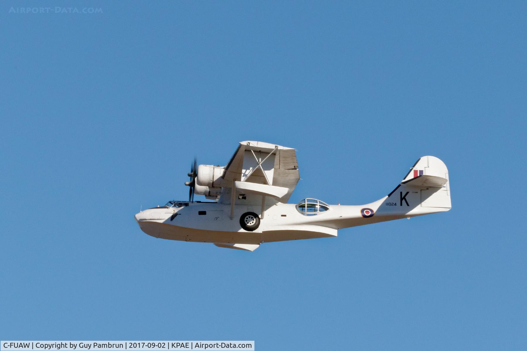 C-FUAW, 1943 Consolidated Vultee PBY-5A Canso A C/N CV 201, Vintage Aircraft Weekend @ Historic Flight Foundation
Payne Field, Mukilteo, WA
Sept 2, 2017