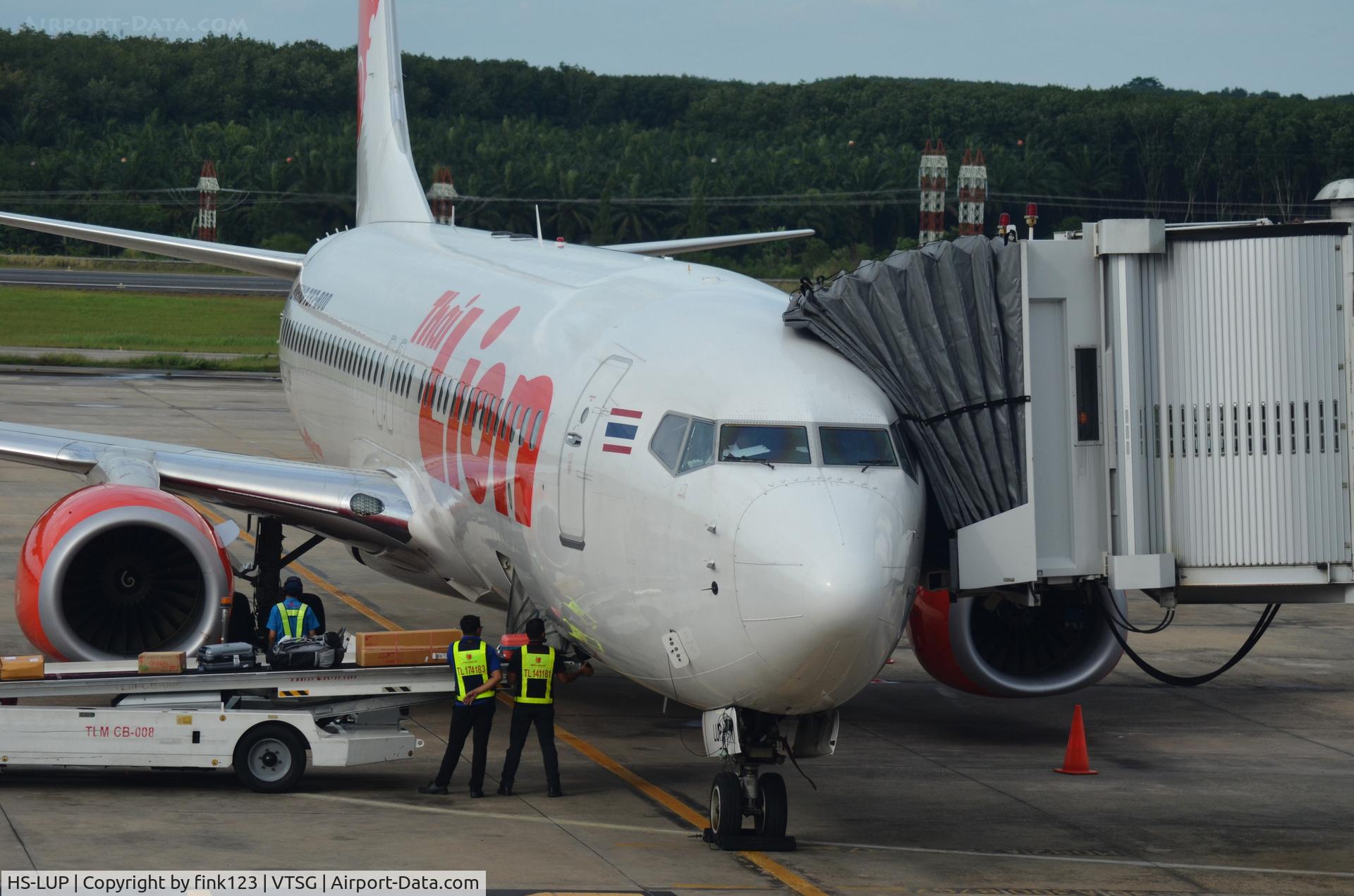 HS-LUP, 2016 Boeing 737-8GP C/N 40062, Thai lion air