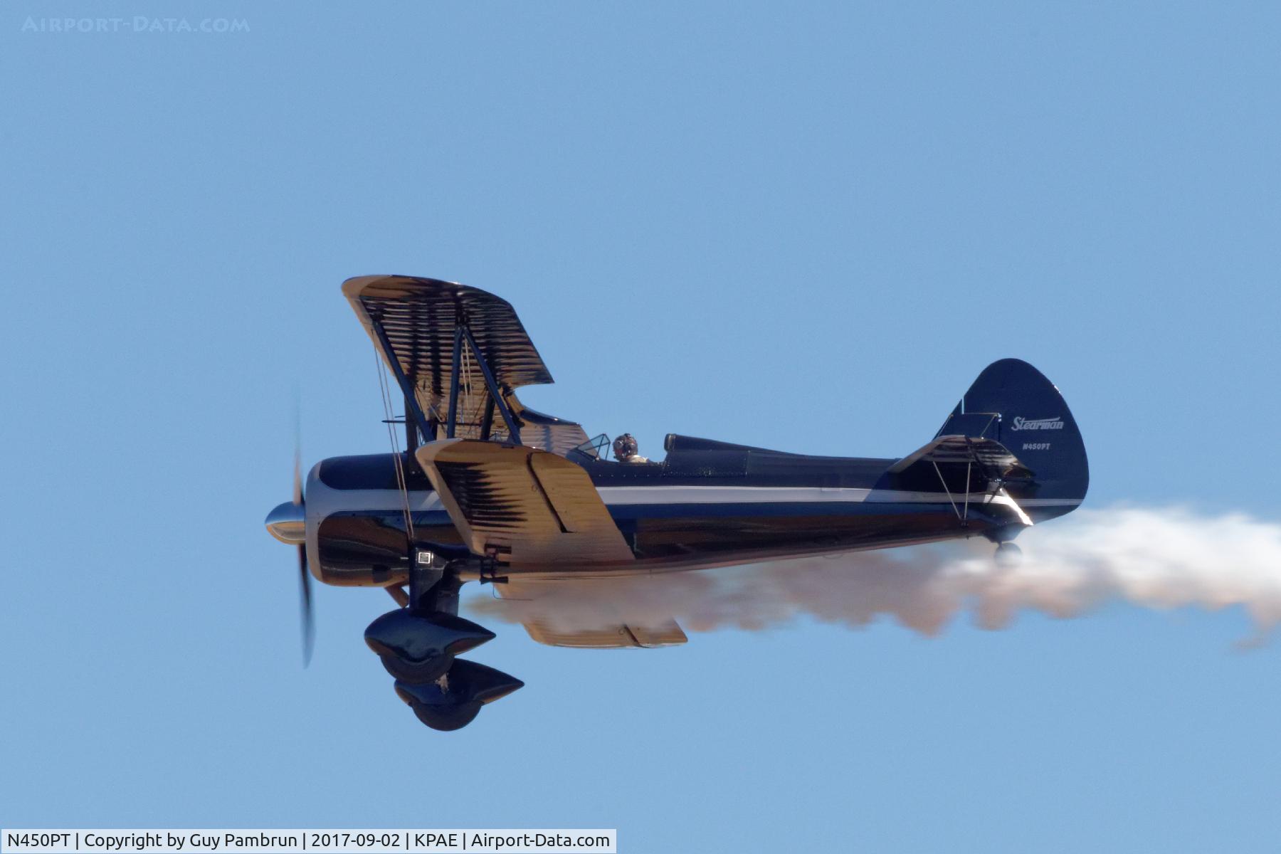 N450PT, 1943 Boeing B75N1 C/N 75-7577, Vintage Aircraft Weekend @ Historic Flight Foundation
Payne Field, Mukilteo, WA Sept 2, 2017