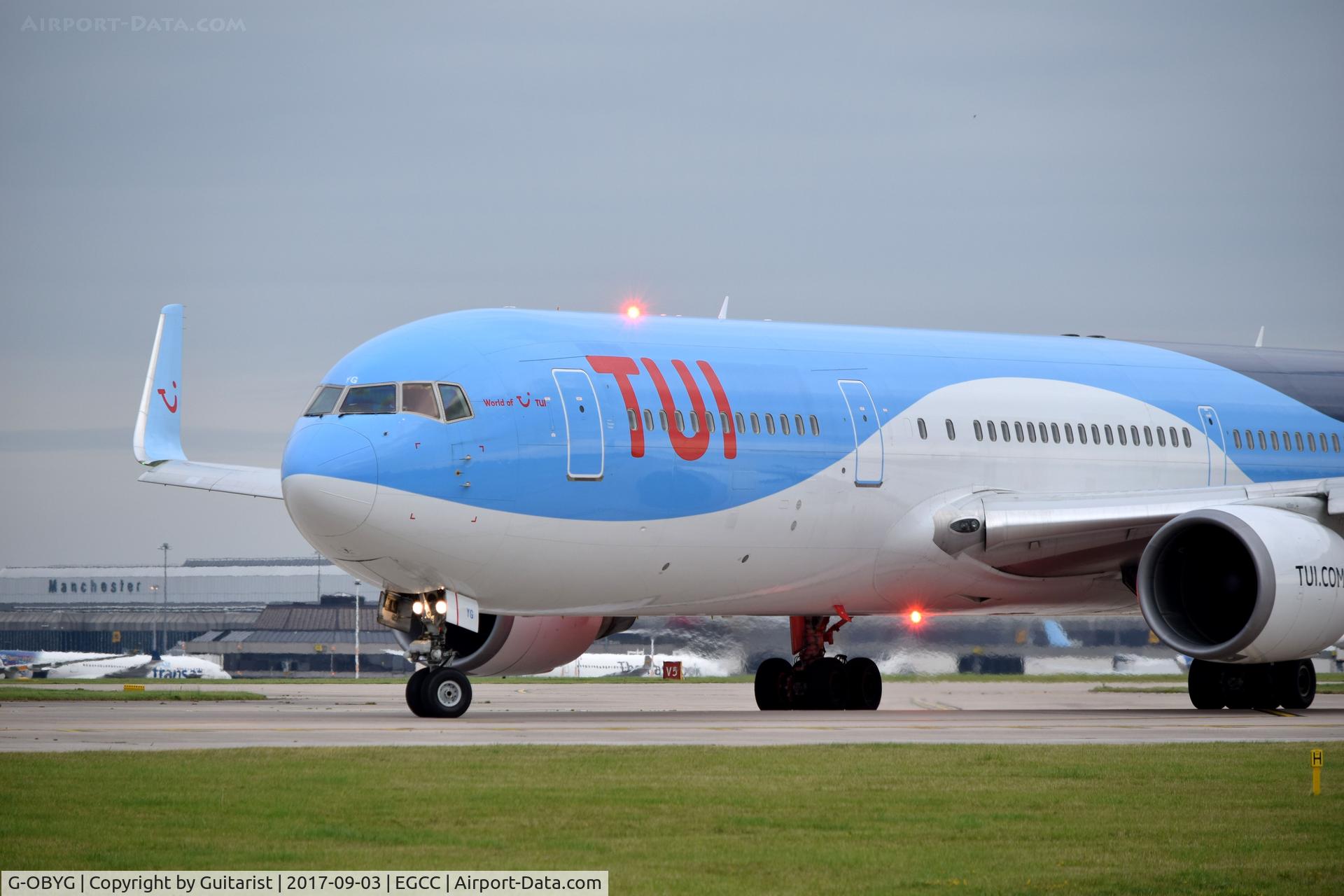 G-OBYG, 1999 Boeing 767-304 C/N 29137, At Manchester