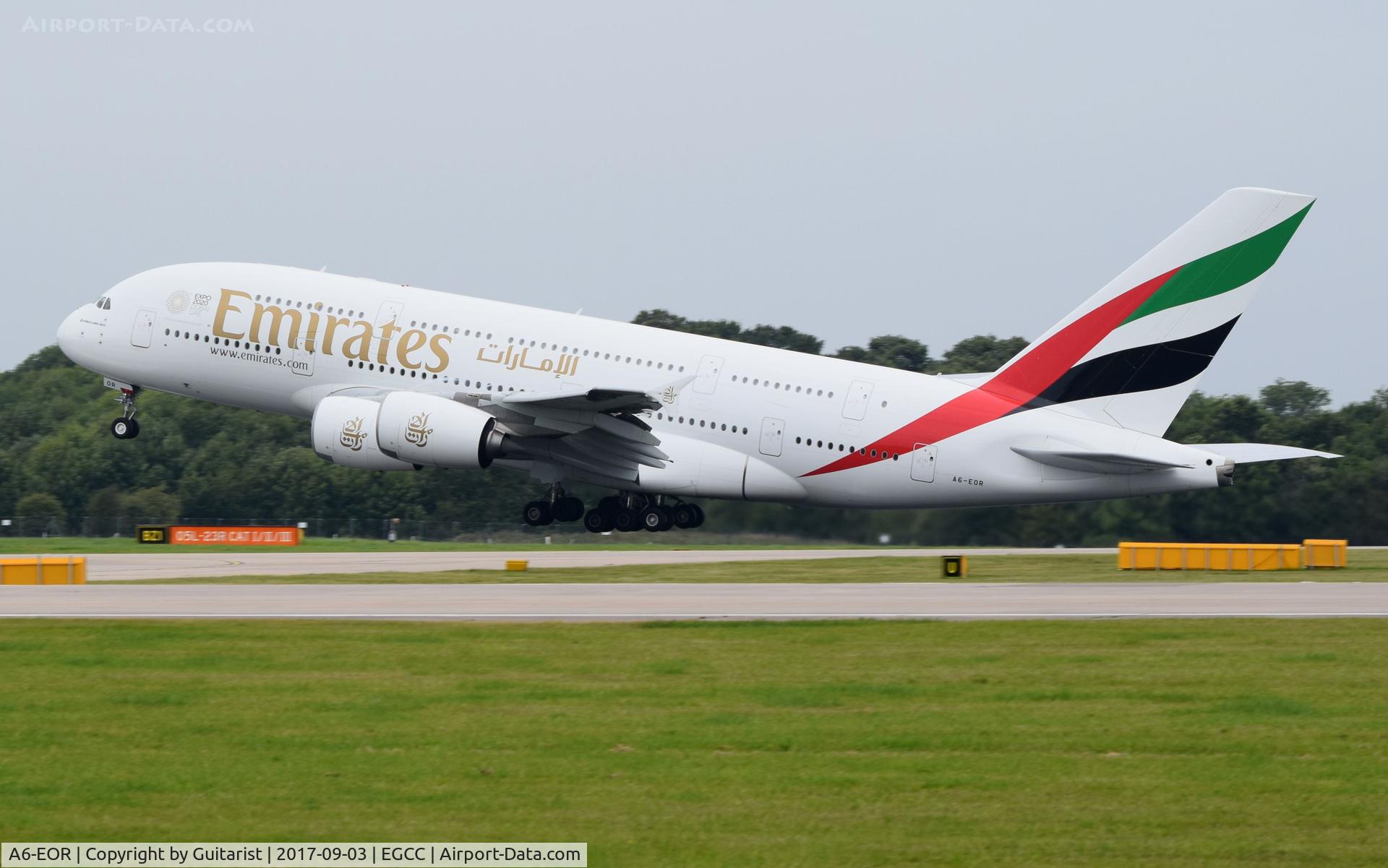 A6-EOR, 2015 Airbus A380-861 C/N 202, At Manchester