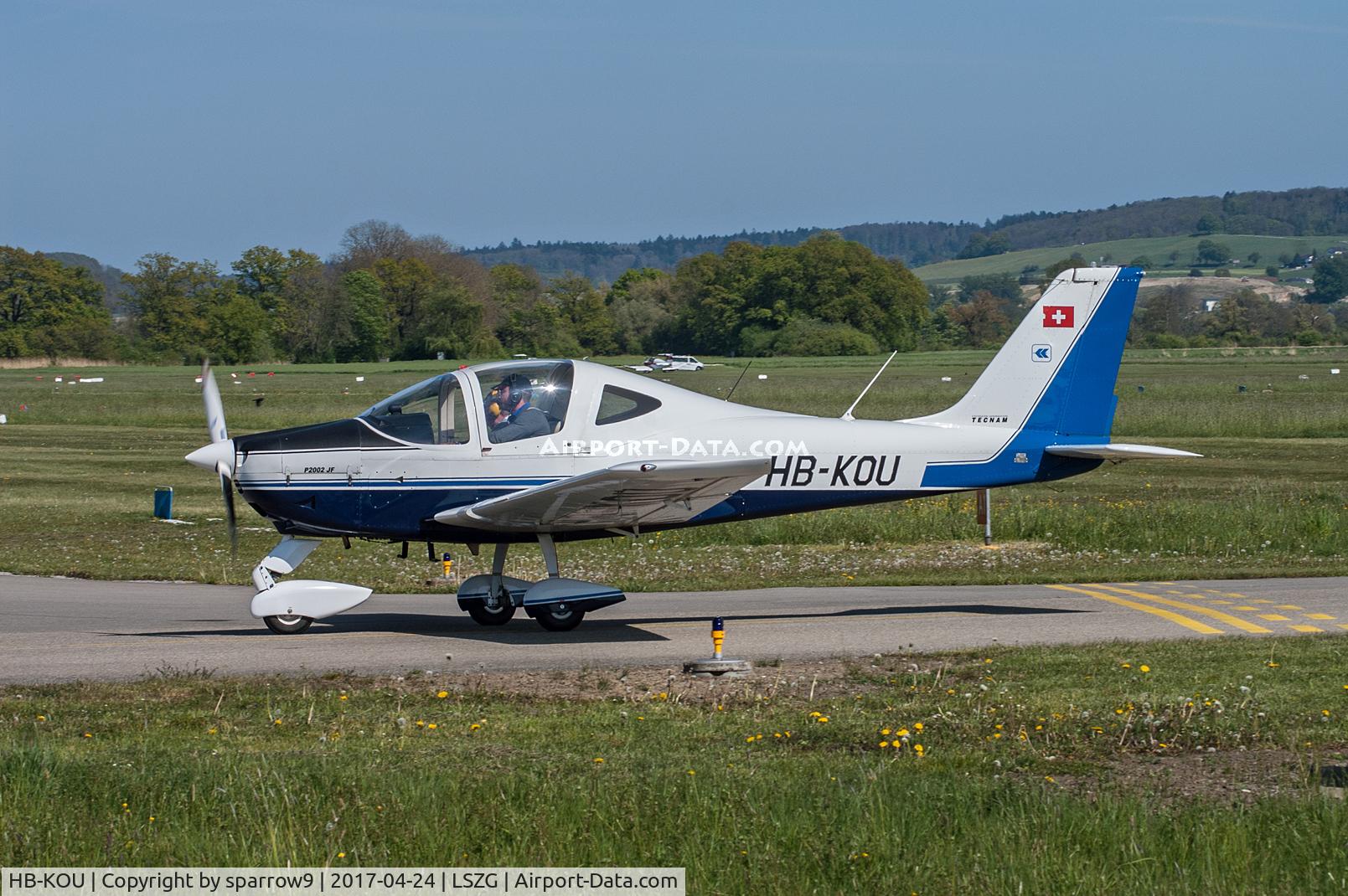 HB-KOU, 2006 Tecnam P-2002JF Sierra C/N 047, at Grenchen
