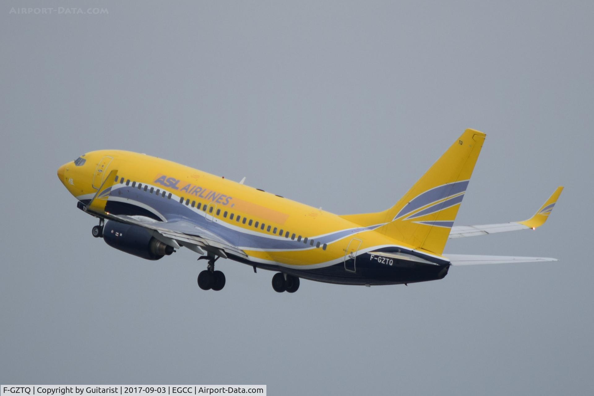 F-GZTQ, 1999 Boeing 737-73S C/N 29080, At Manchester